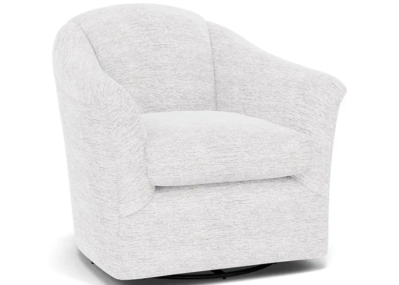 Darby Swivel Gliding Chair in 20747 Canvas