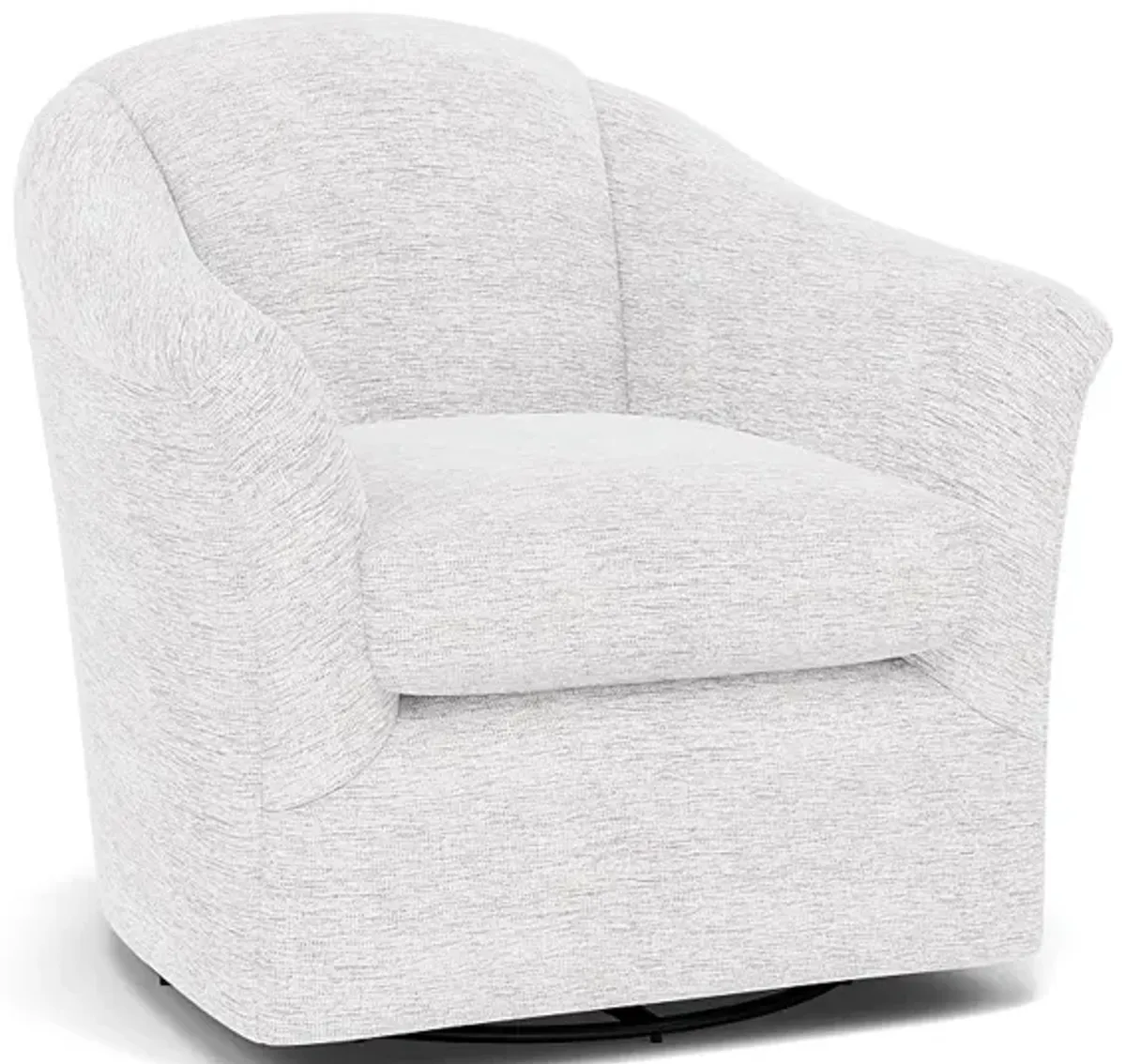 Darby Swivel Gliding Chair in 20747 Canvas