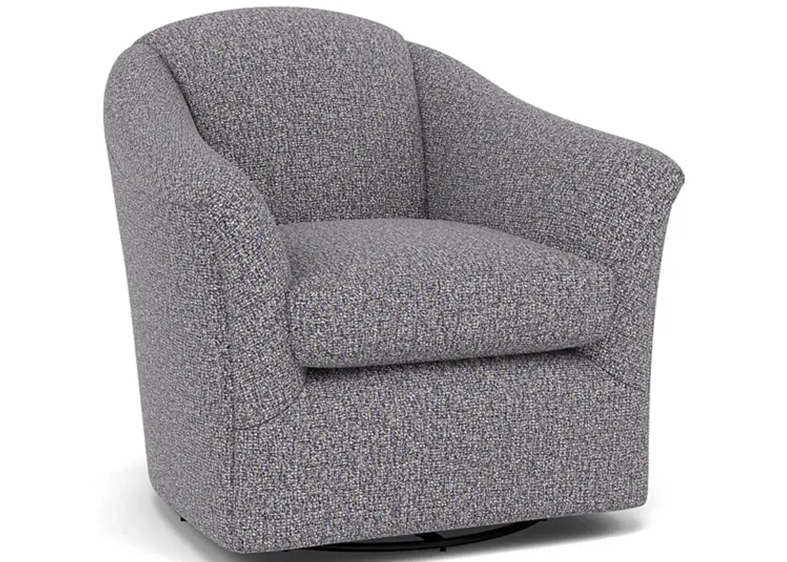 Darby Swivel Gliding Chair in 23572 Indigo