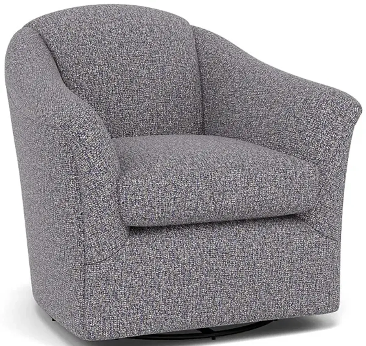 Darby Swivel Gliding Chair in 23572 Indigo