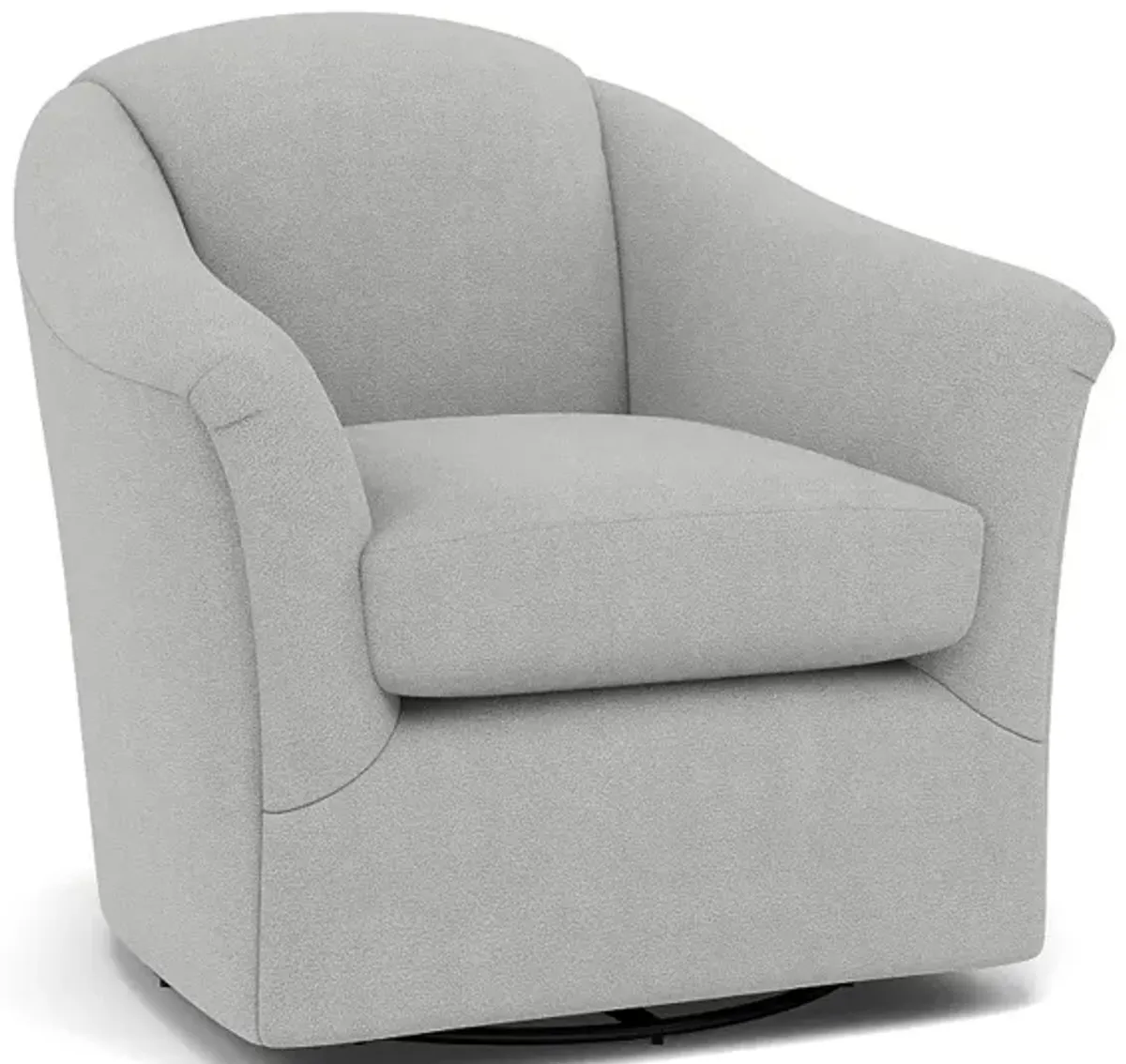 Darby Swivel Gliding Chair in 20221 Slate