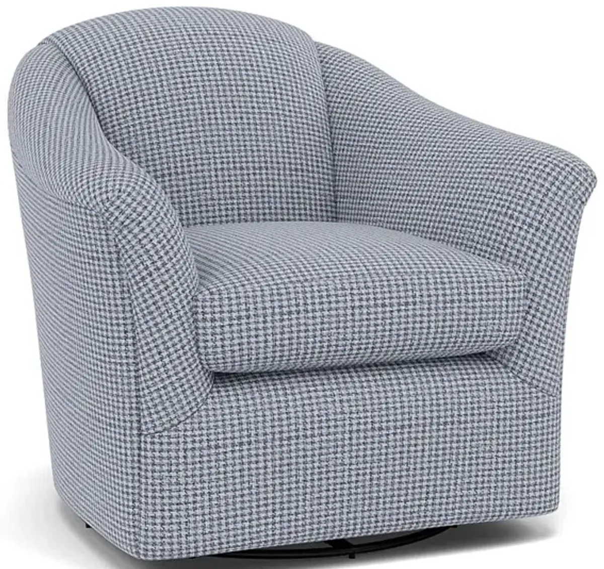 Darby Swivel Gliding Chair in 21712 Blue