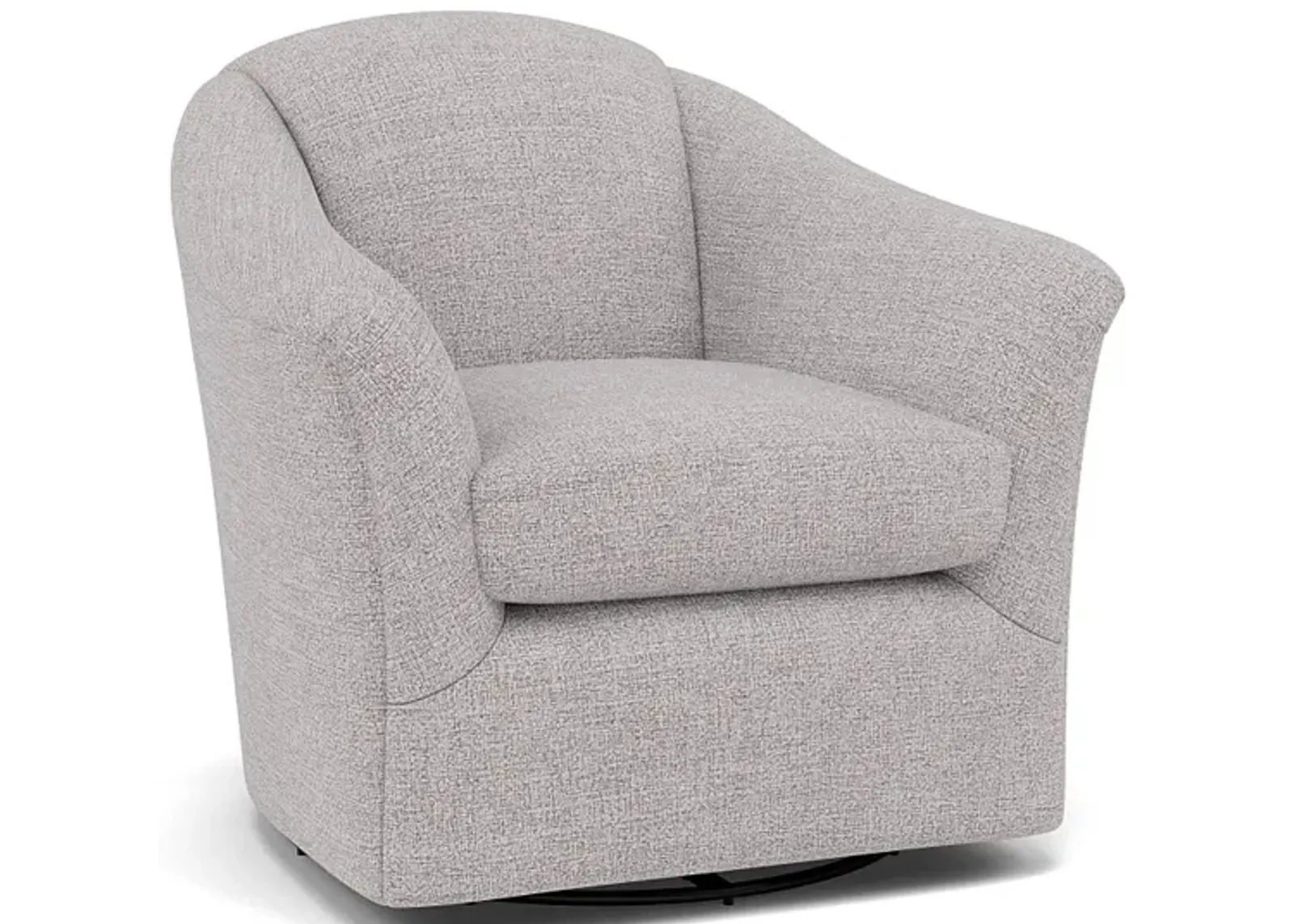 Darby Swivel Gliding Chair in 20743B Stone