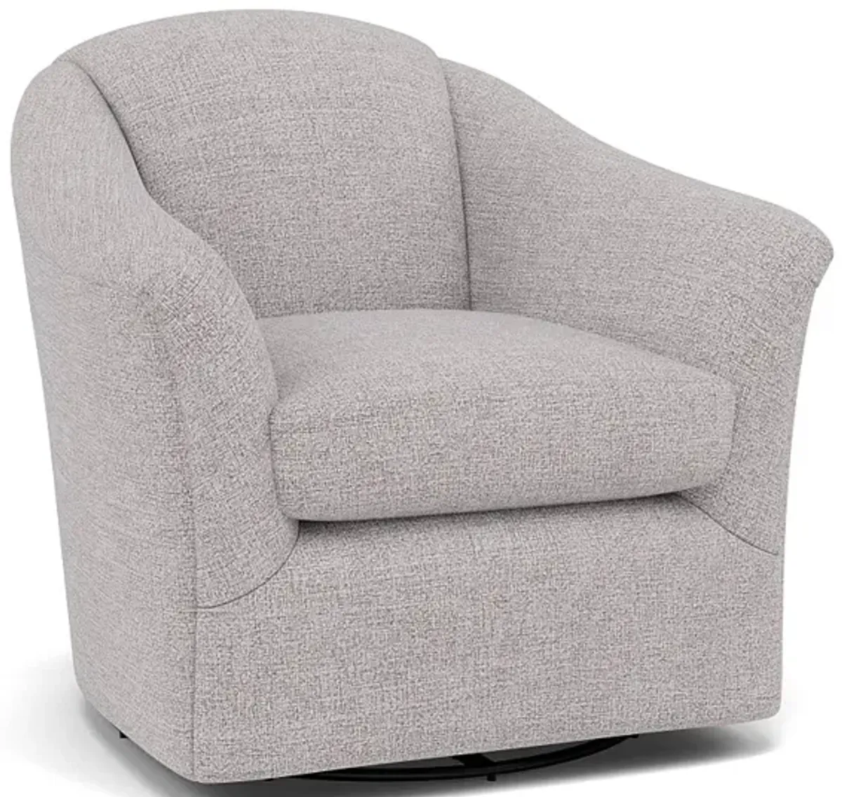 Darby Swivel Gliding Chair in 20743B Stone