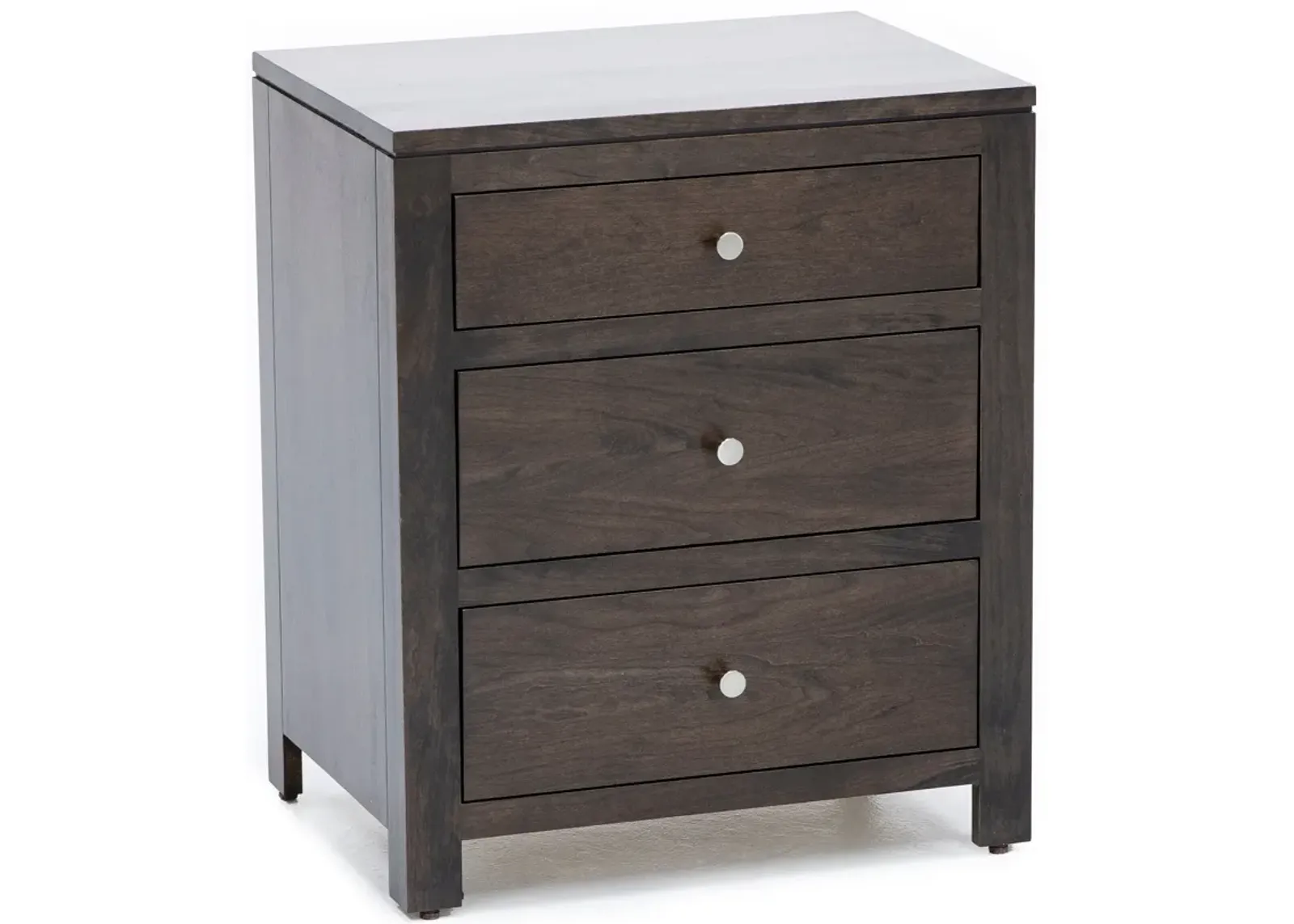 Daniel's Amish Modern 3 Drawer Nightstand