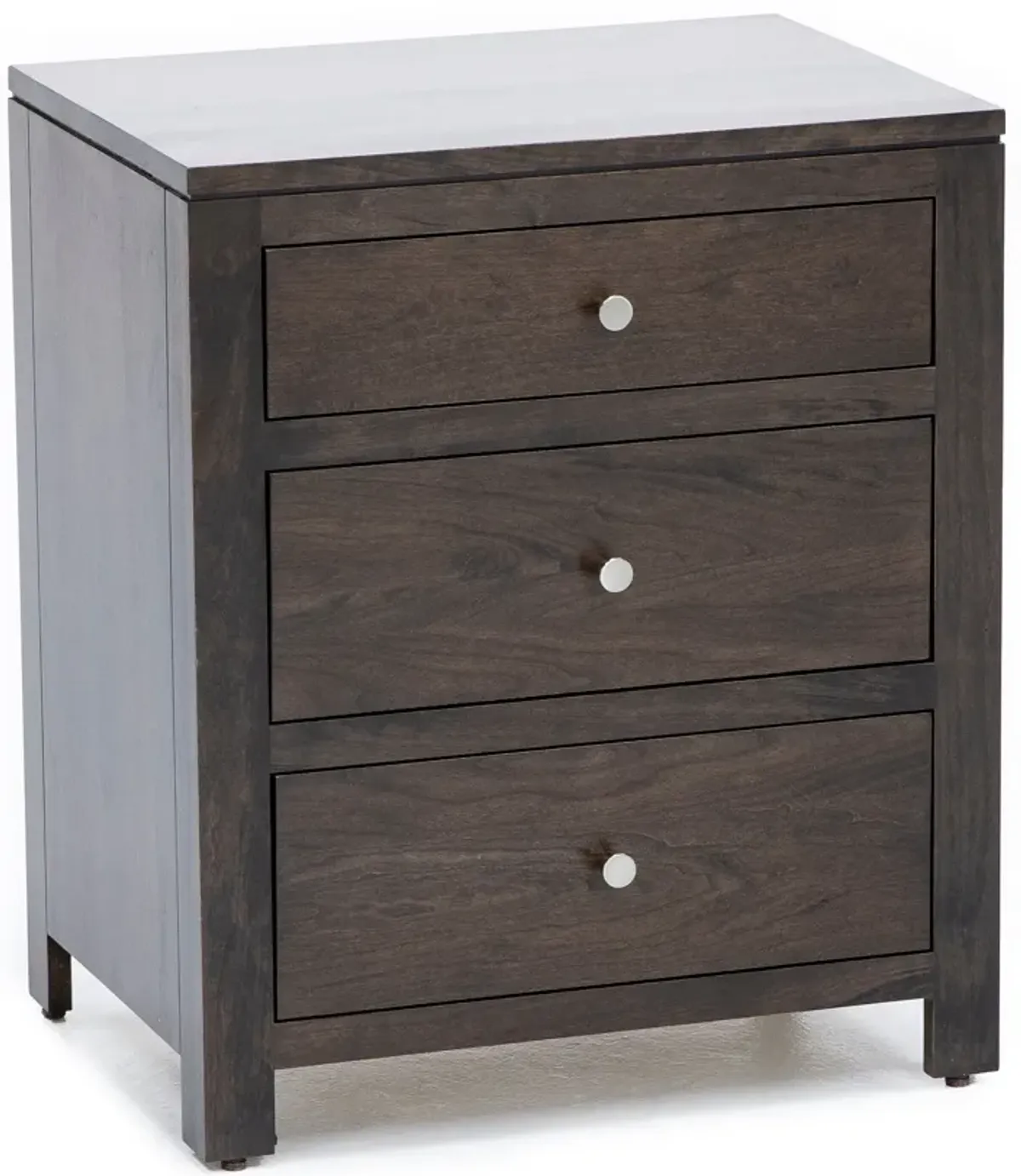 Daniel's Amish Modern 3 Drawer Nightstand