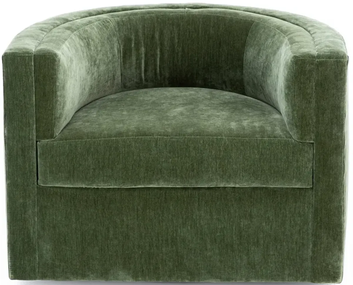 Crease Swivel Accent Chair