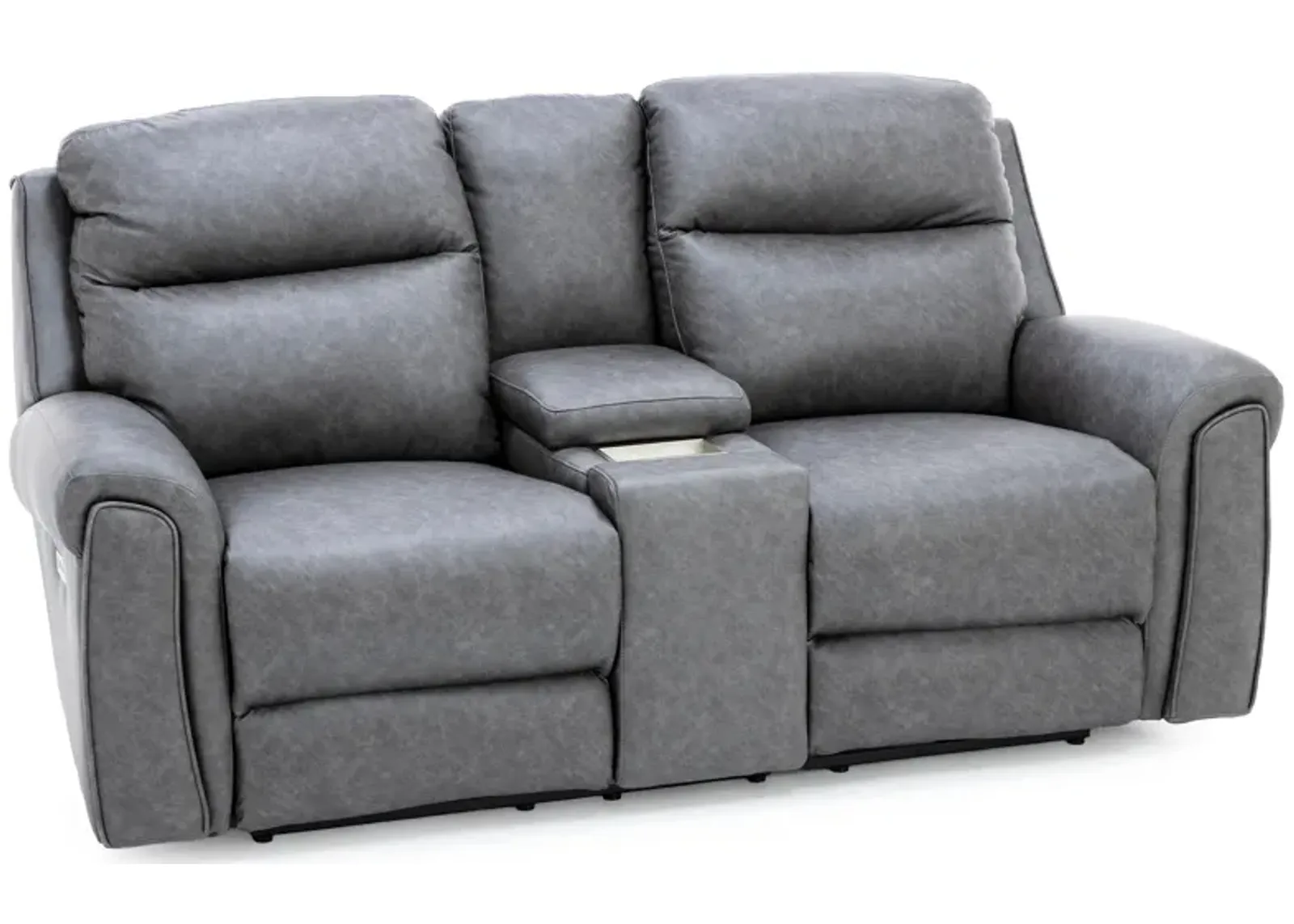 Nottingham Fully Loaded Reclining Wall Saver Console Loveseat with Next Level