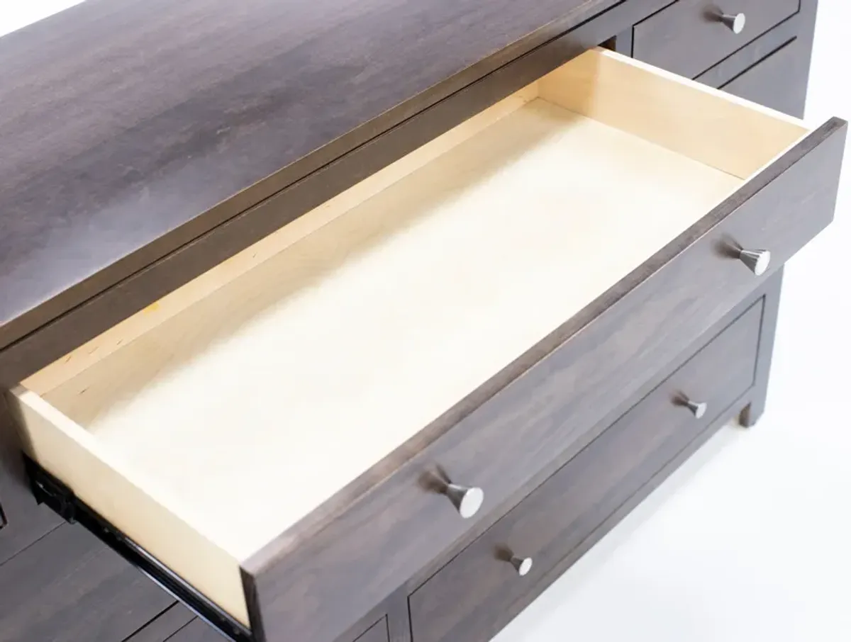 Daniel's Amish Modern 9 Drawer Dresser
