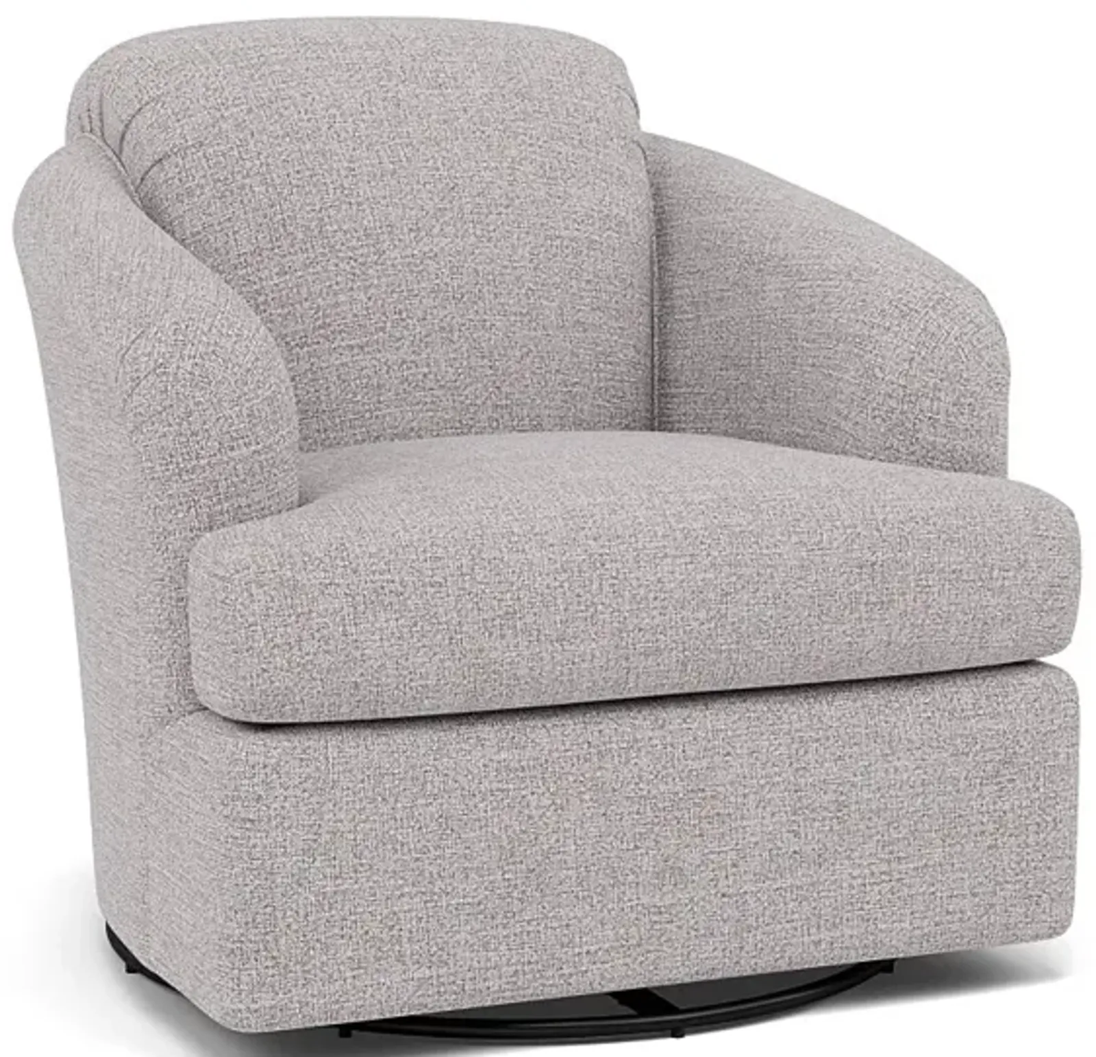 Cass Swivel Chair in 20743B Stone