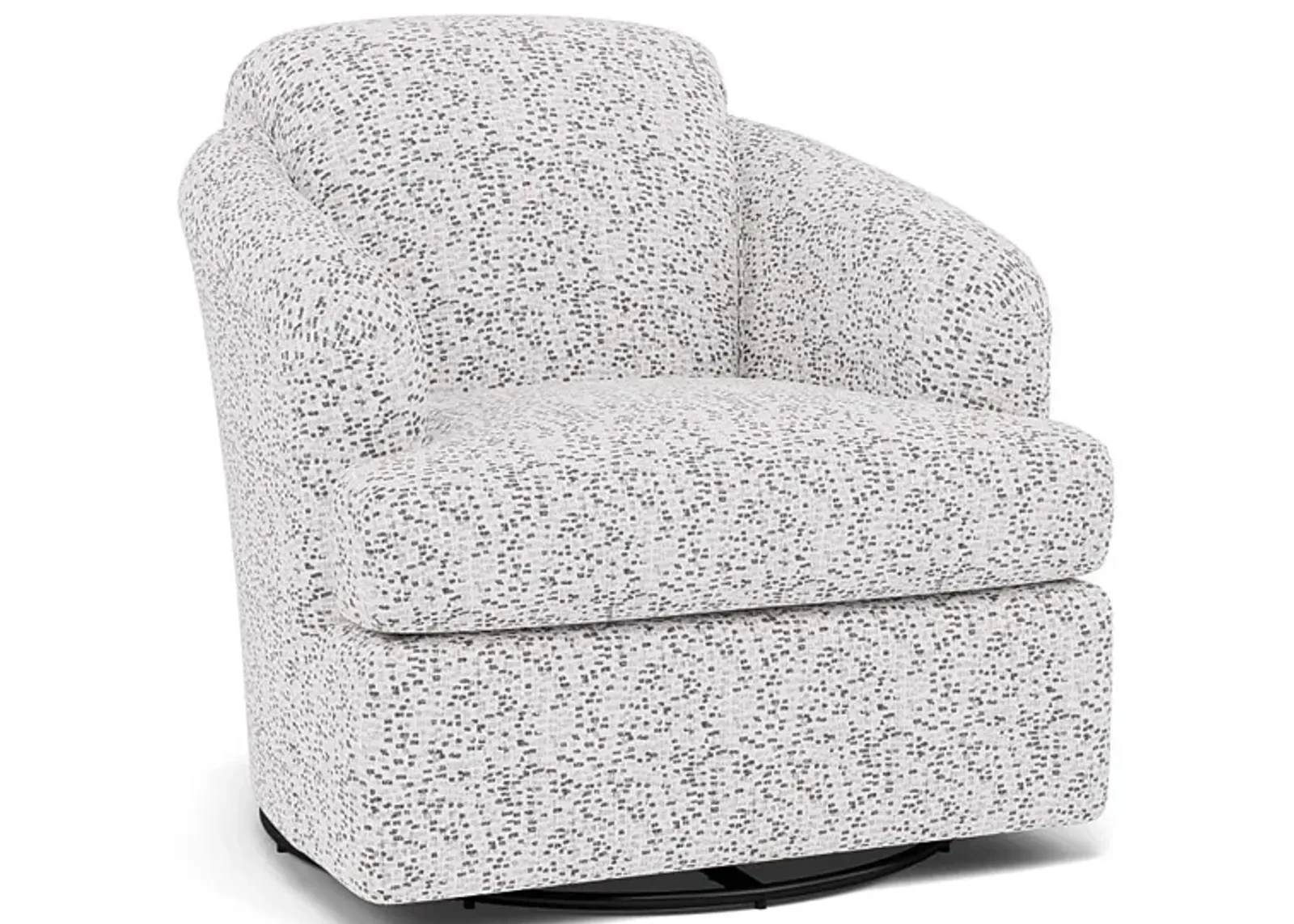 Cass Swivel Chair in 25613 Wallstreet