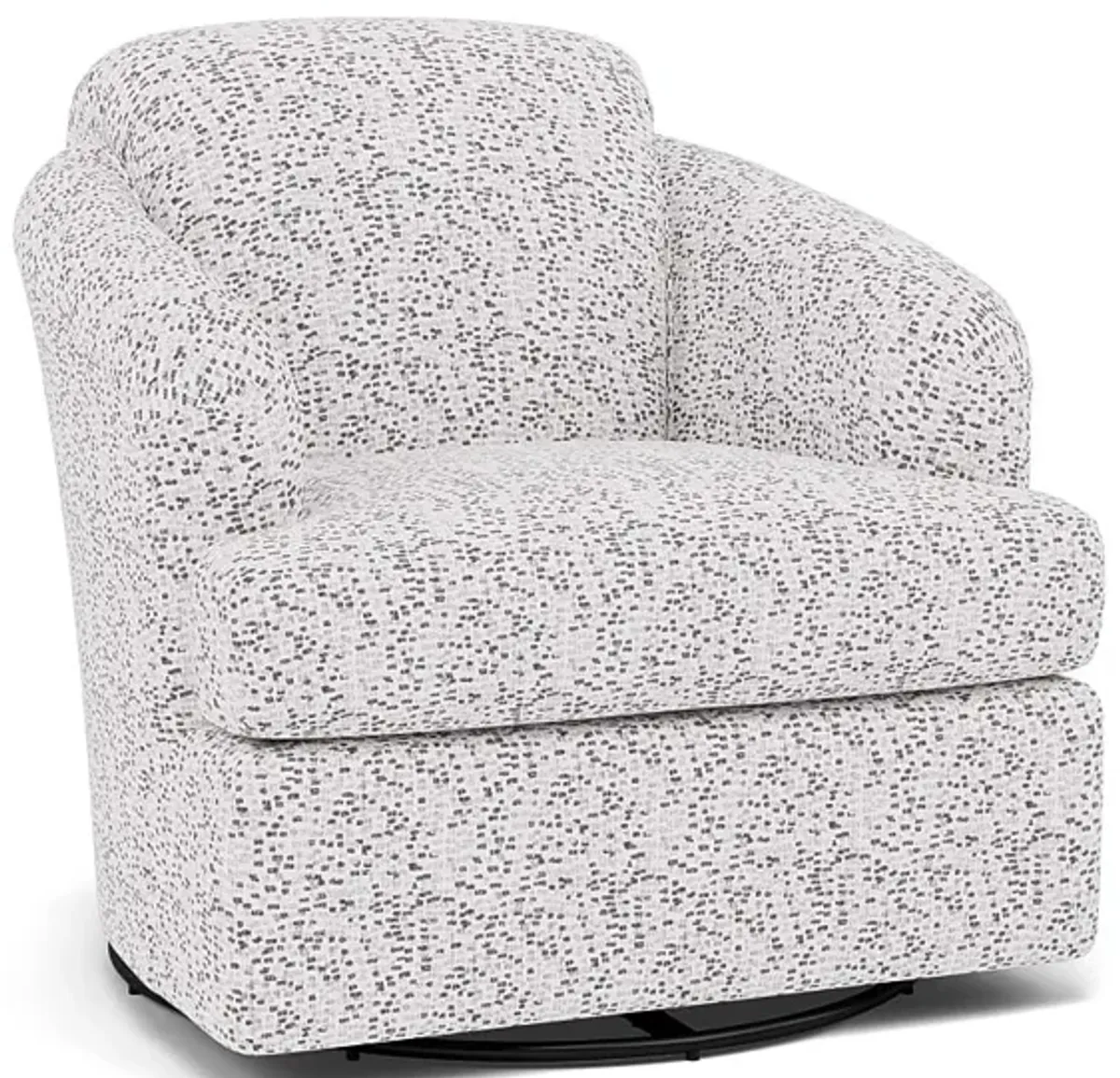 Cass Swivel Chair in 25613 Wallstreet