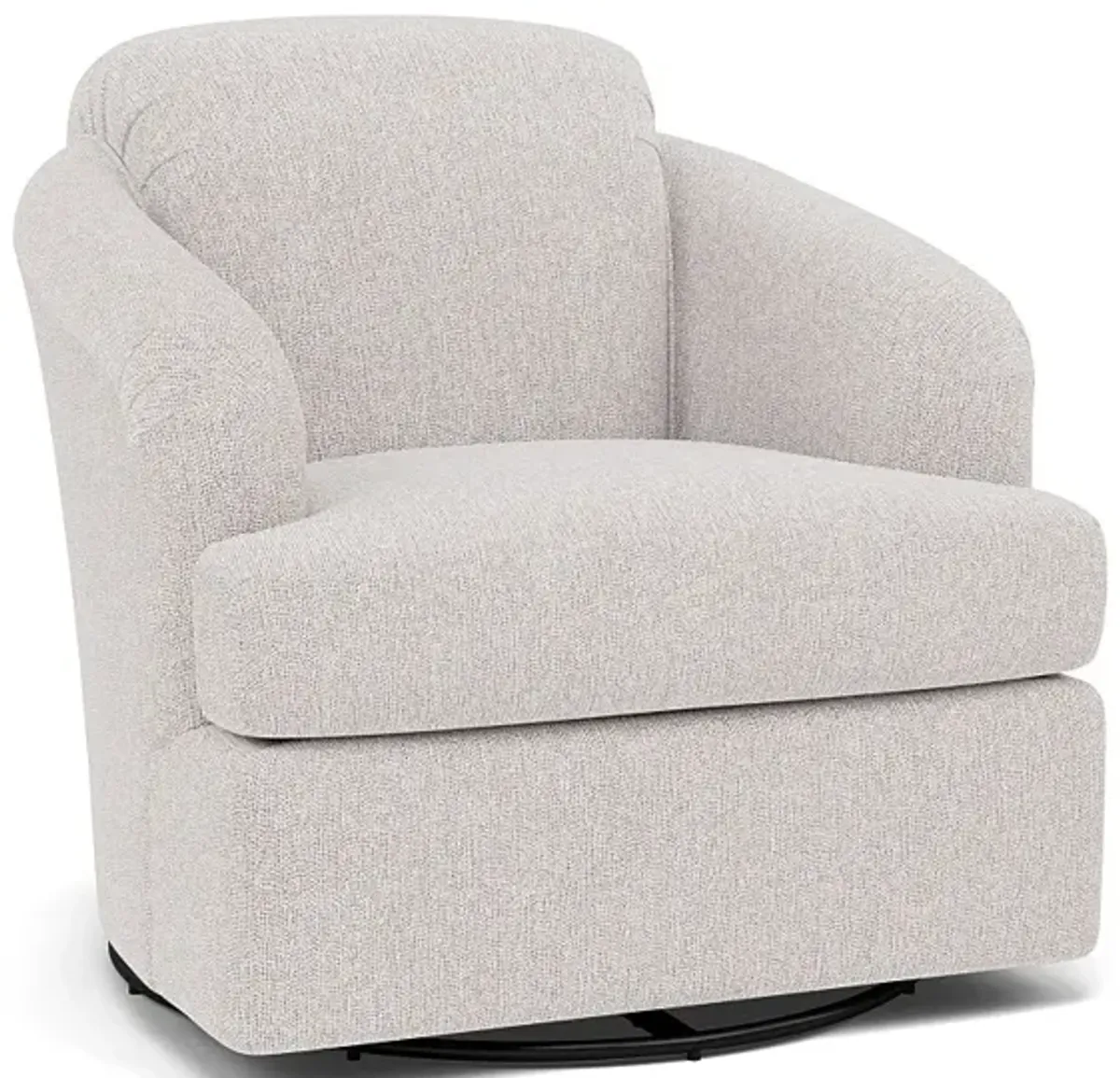 Cass Swivel Chair in 20227 Blanco