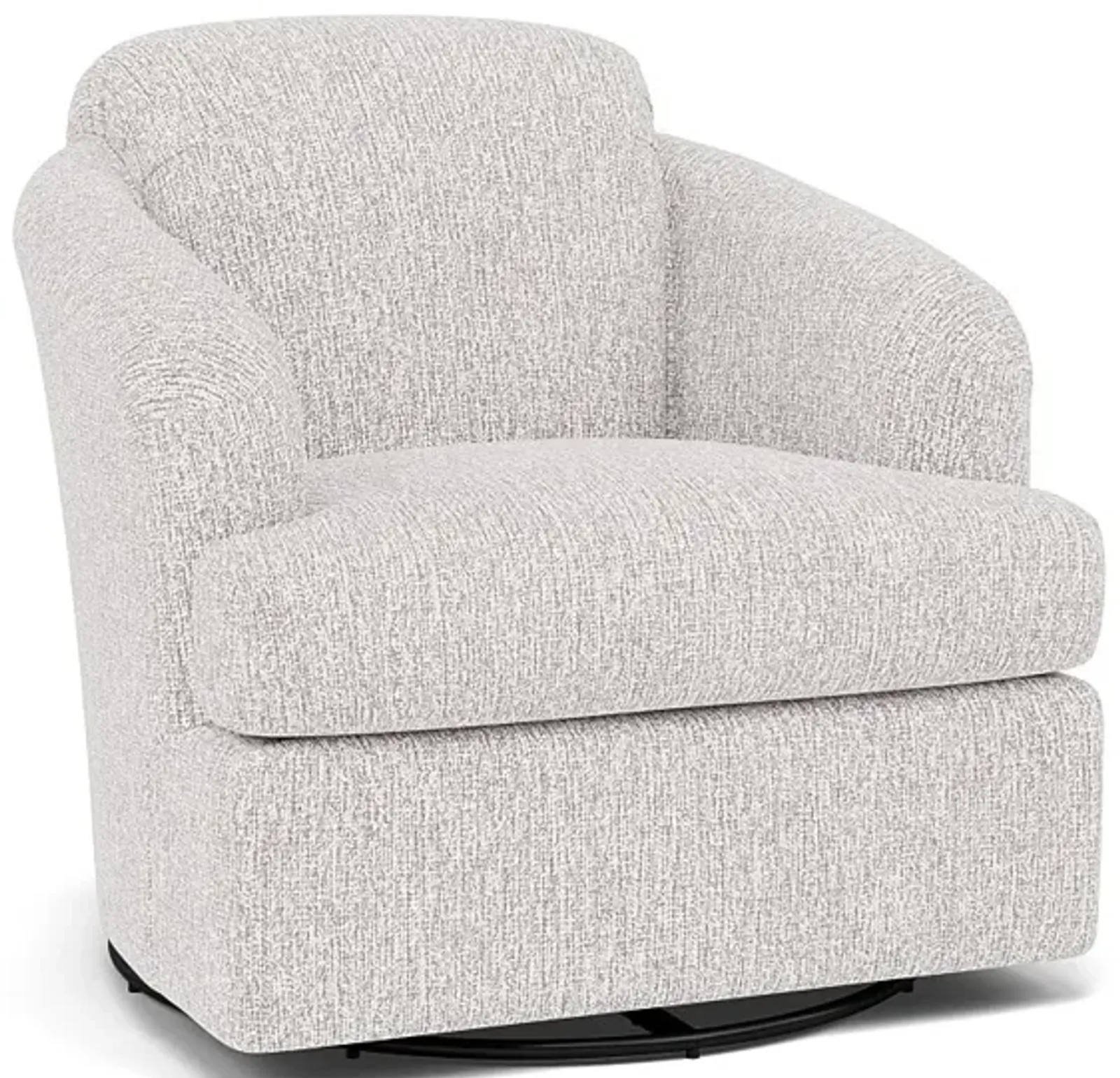 Cass Swivel Chair in 23579 Pashmina