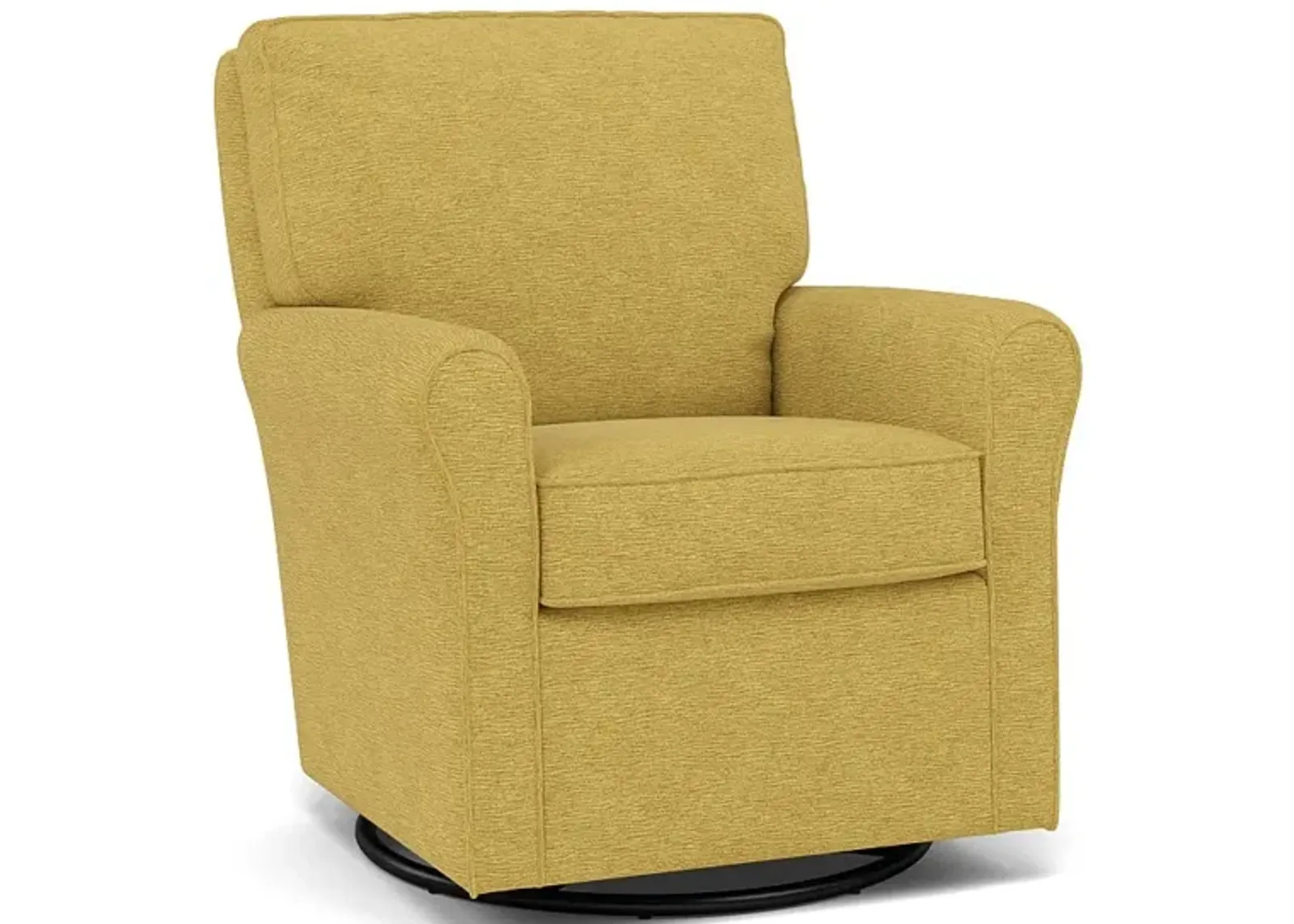 Kacey Swivel Gliding Chair in 19505 Curry