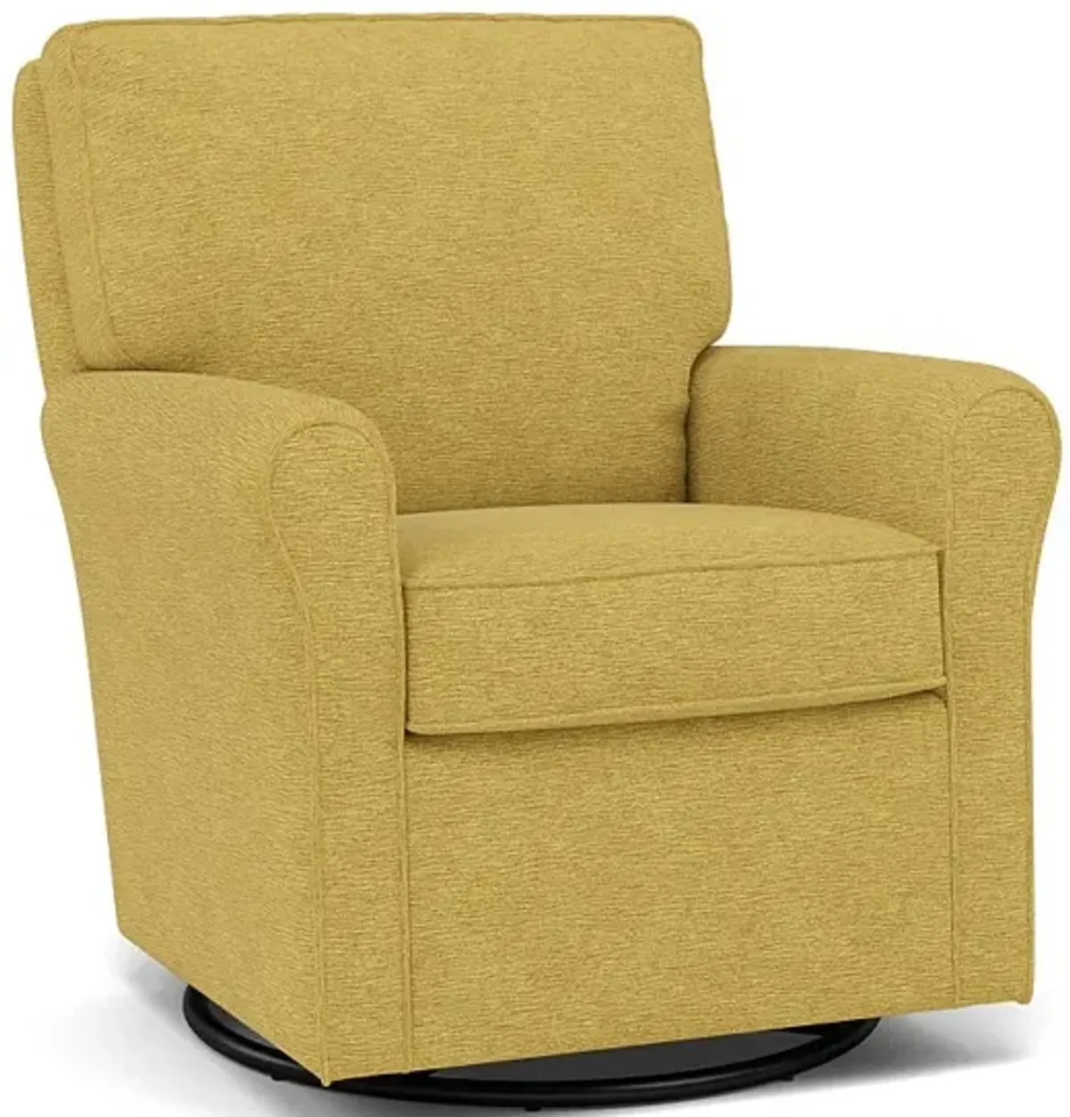 Kacey Swivel Gliding Chair in 19505 Curry