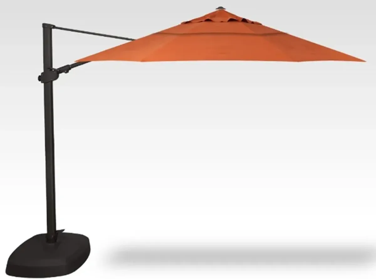 2-Pc 11' Cantilever Canvas Tuscan Umbrella