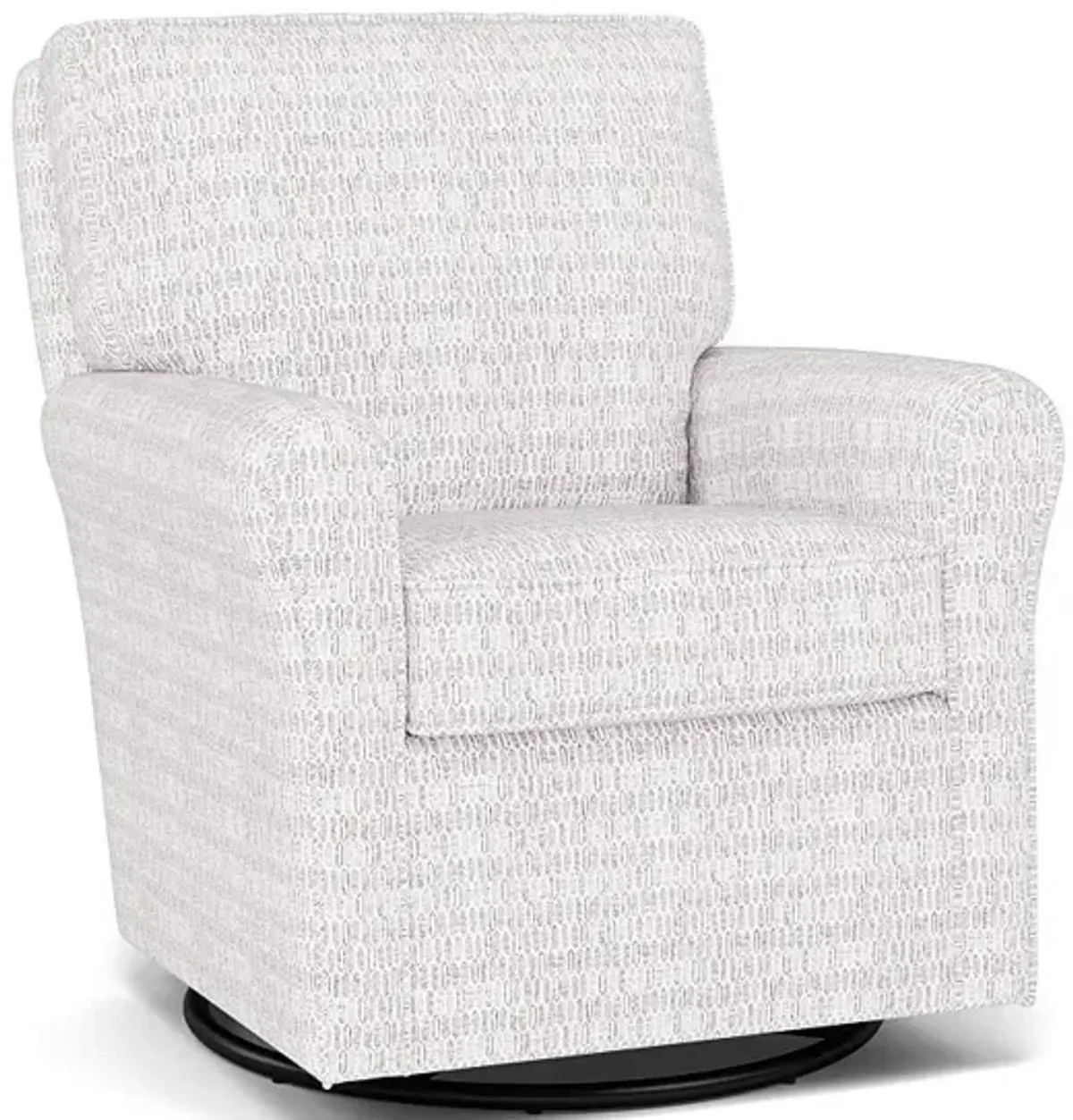 Kacey Swivel Gliding Chair in 28613 Driftwood