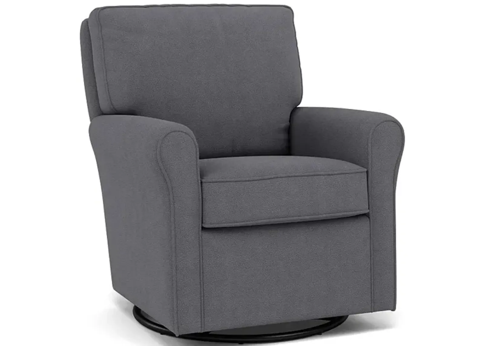 Kacey Swivel Gliding Chair in 20223 Grey