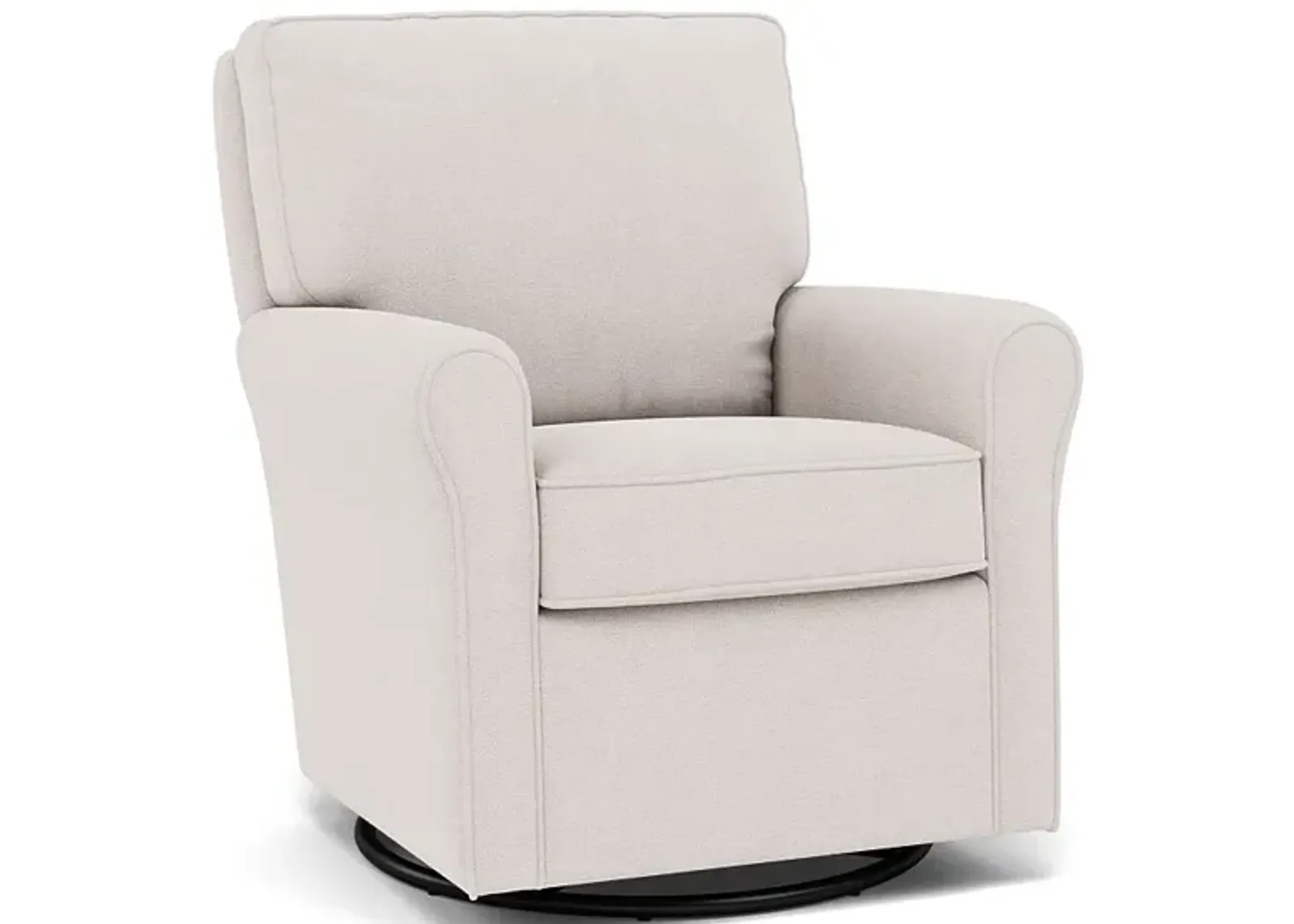 Kacey Swivel Gliding Chair in 20227 Blanco