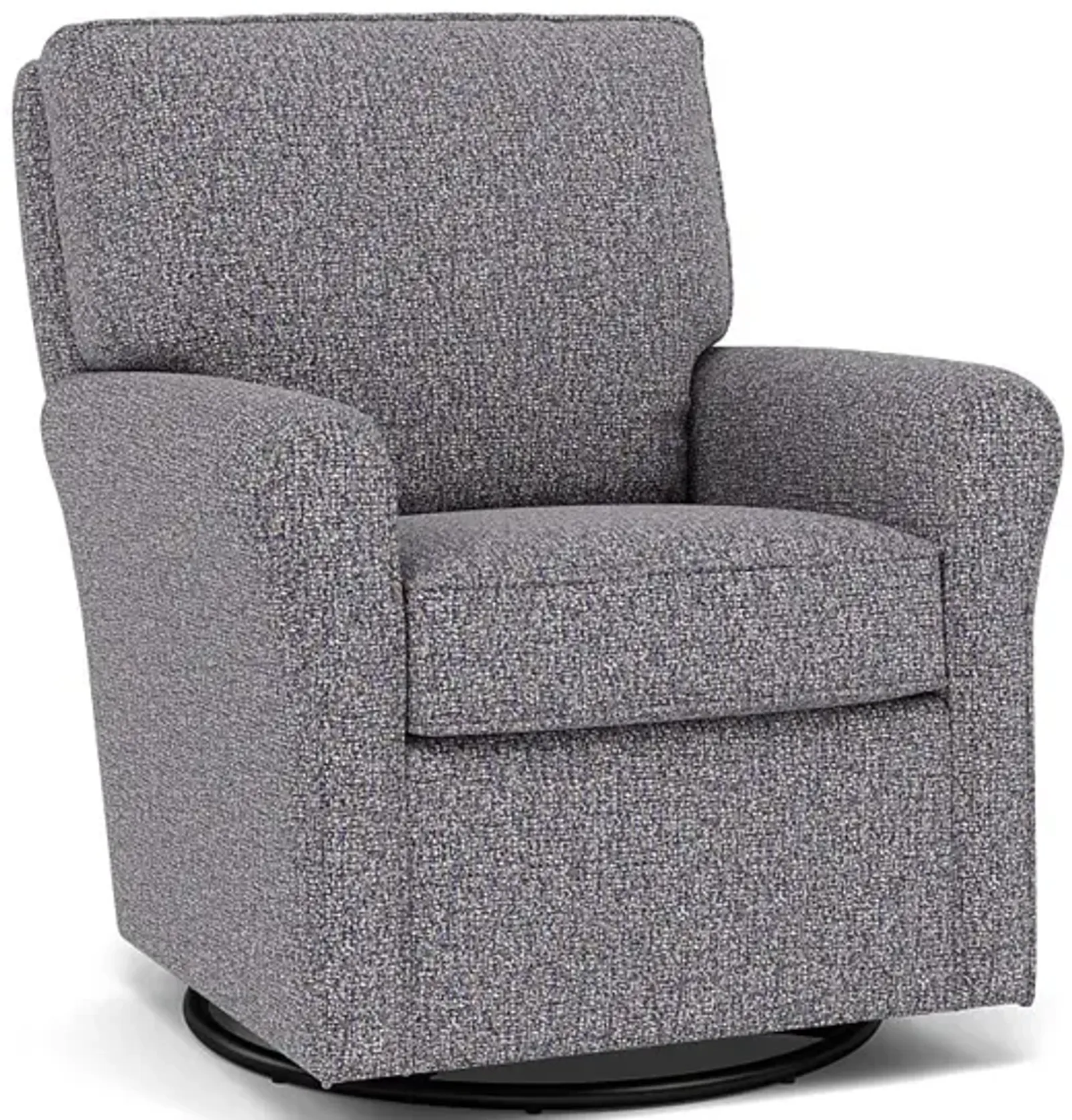 Kacey Swivel Gliding Chair in 23572 Indigo