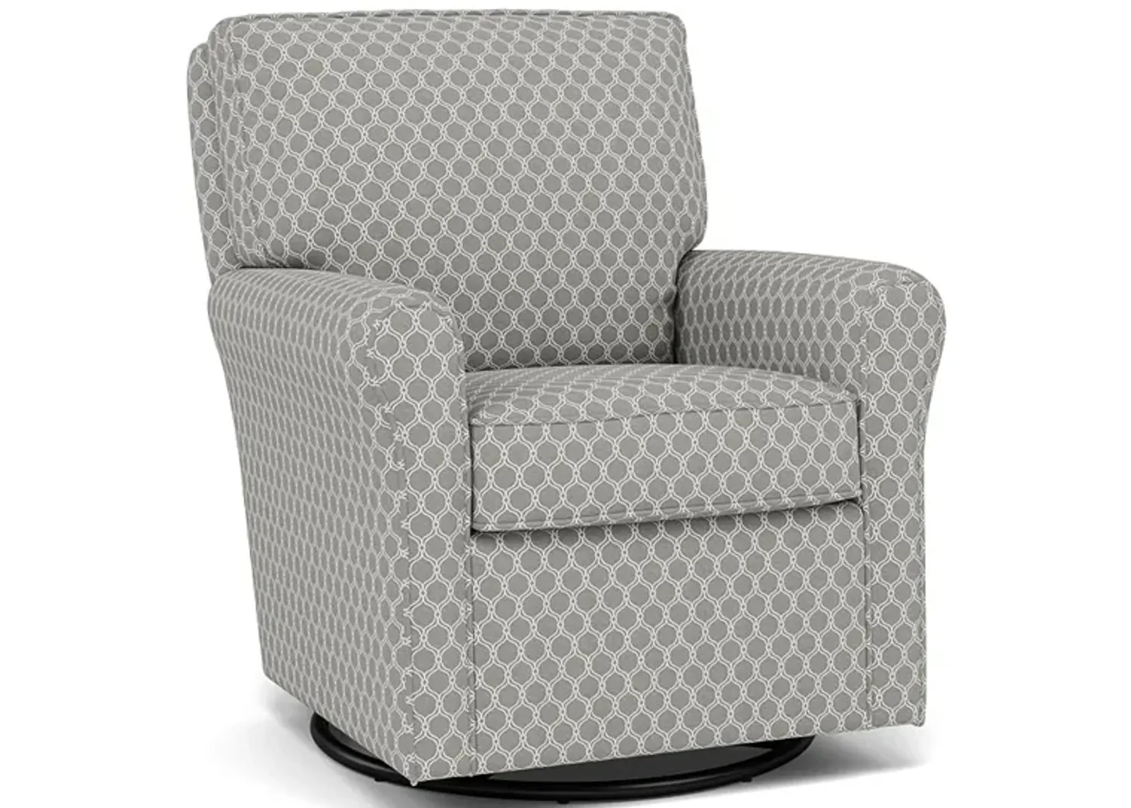 Kacey Swivel Gliding Chair in 28423 Dove