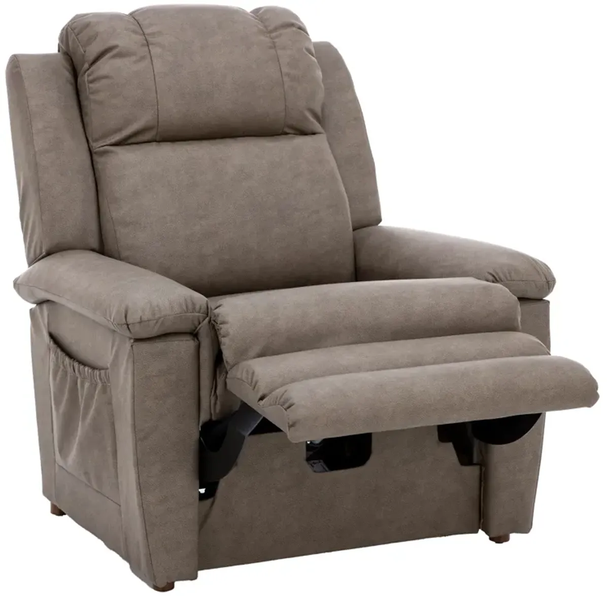 Clayton Oversized Lift Chair with Heat and Massage in Restore Fabric by Nanobionic