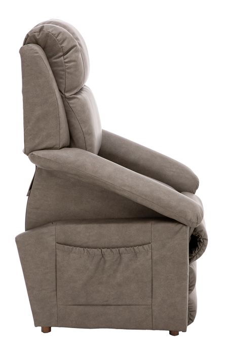 Clayton Oversized Lift Chair with Heat and Massage in Restore Fabric by Nanobionic