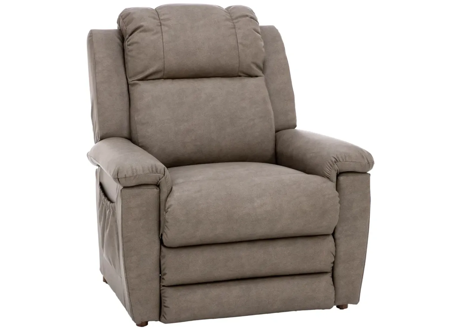 Clayton Oversized Lift Chair with Heat and Massage in Restore Fabric by Nanobionic