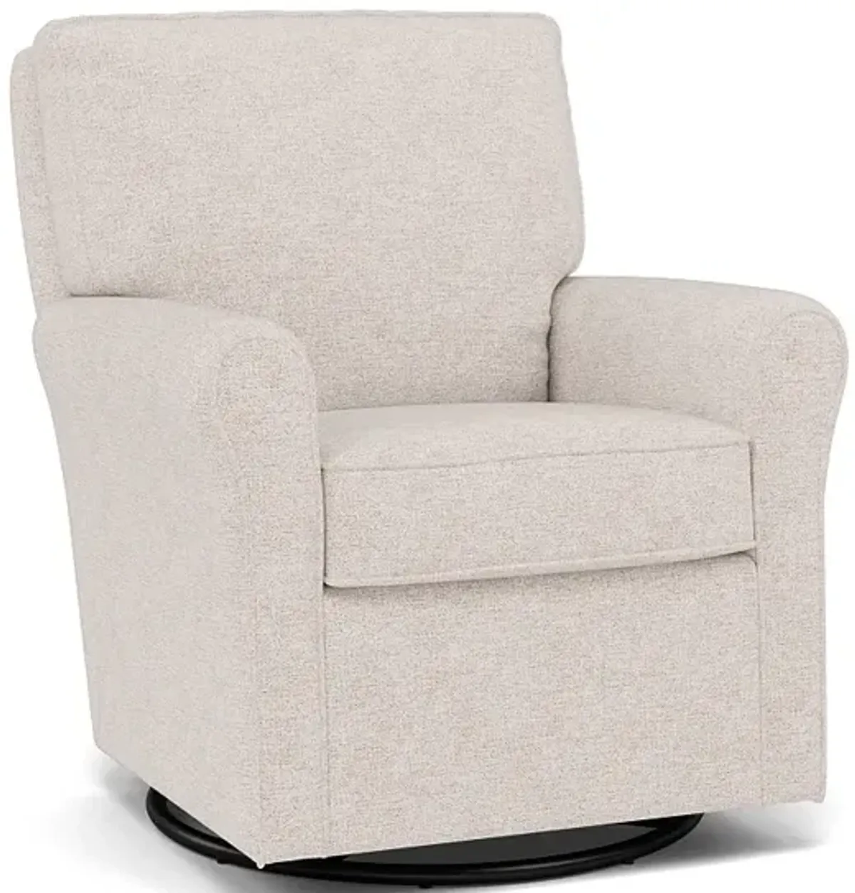 Kacey Swivel Gliding Chair in 20619 Tan