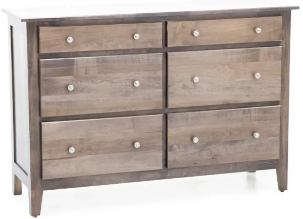 Daniel'S Amish Mapleton Dresser In 54  Driftwood