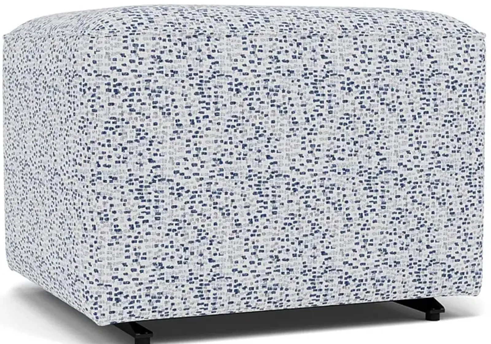 Kacey Gliding Ottoman in 25612 Lapis