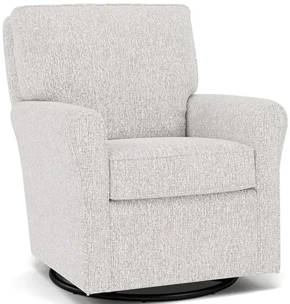 Kacey Swivel Gliding Chair in 23579 Pashmina