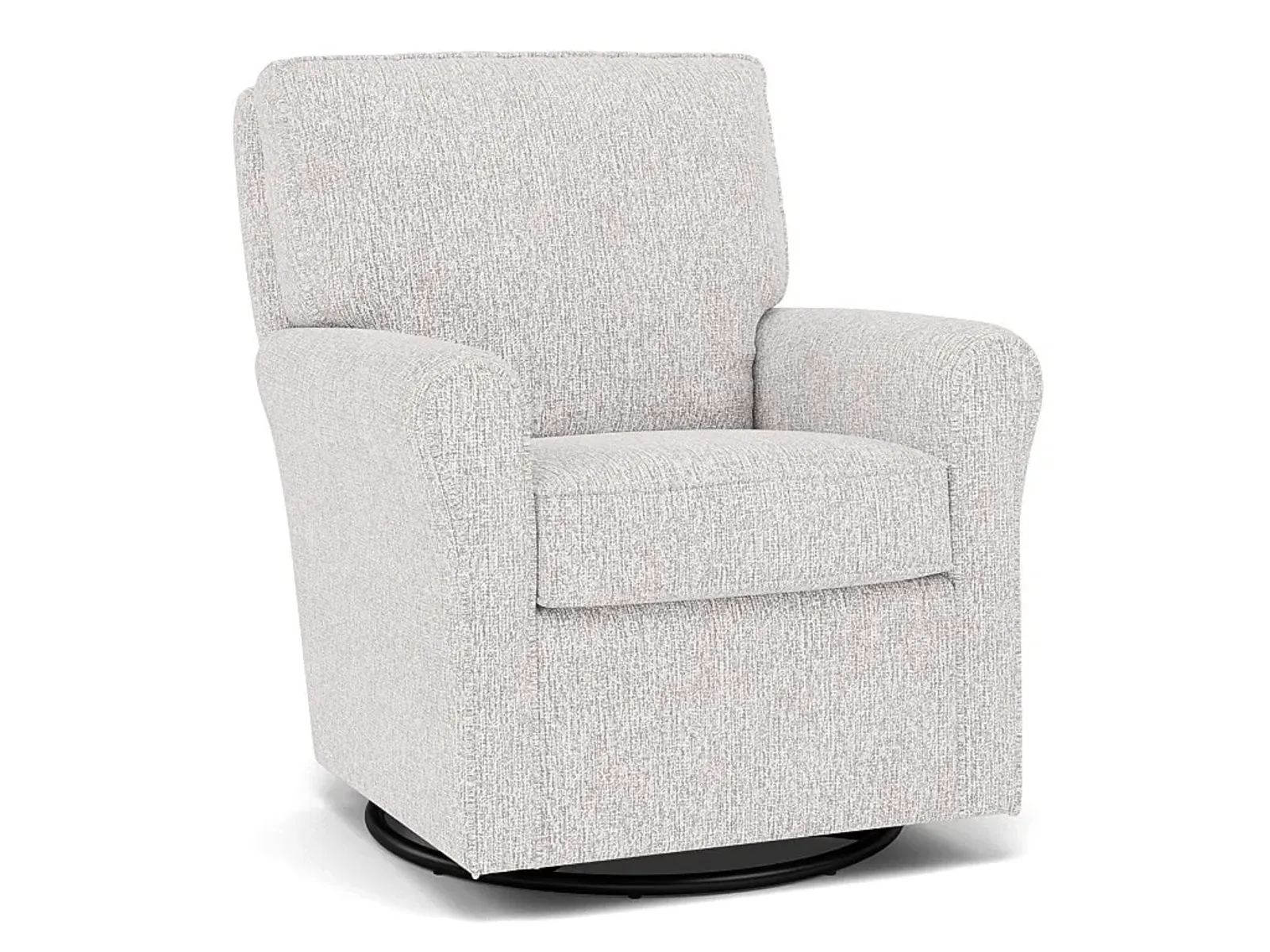 Kacey Swivel Gliding Chair in 23579 Pashmina