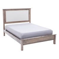 Daniel's Amish Manchester King Upholstered Headboard Bed