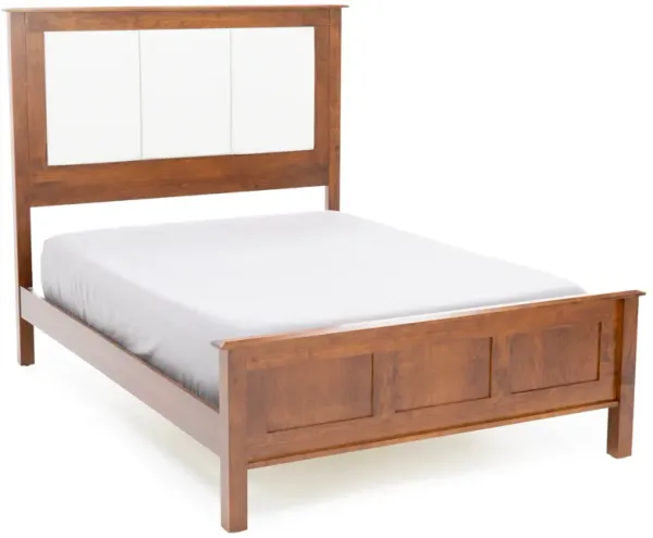 Daniel'S Amish Manchester Upholstered Panel Bed In 95 Michaels Queen