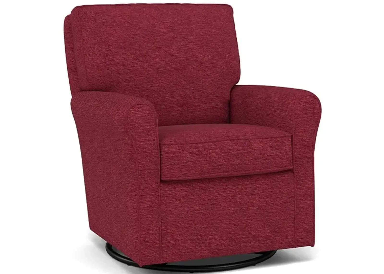 Kacey Swivel Gliding Chair in 19508 Scarlet