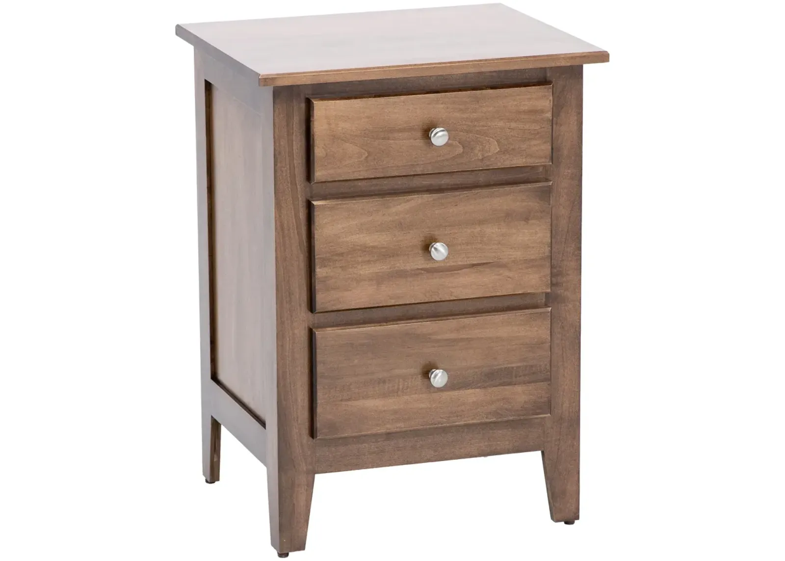 Daniel's Amish Mapleton Three Drawer Nightstand