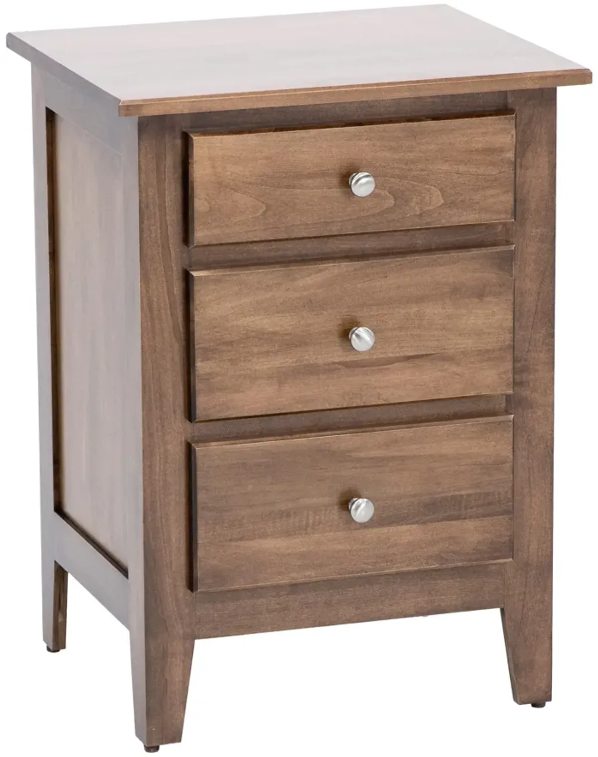 Daniel's Amish Mapleton Three Drawer Nightstand