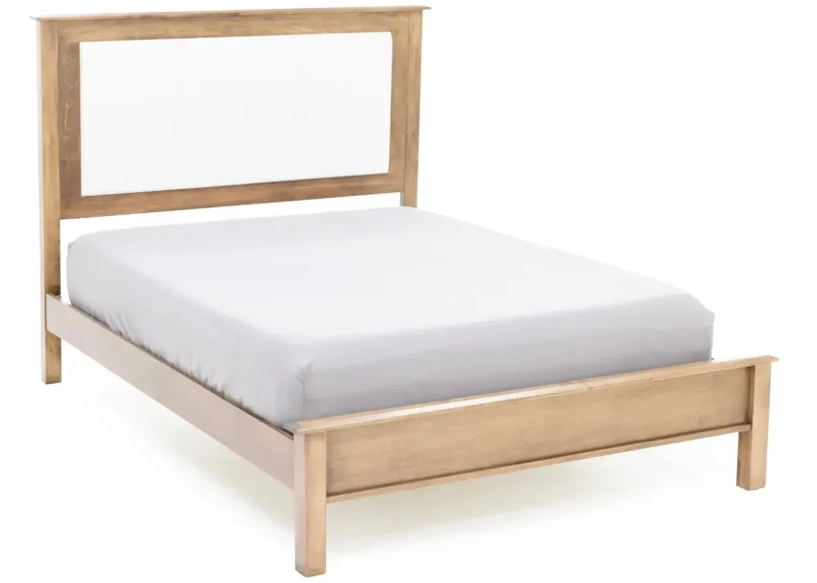 Daniel's Amish Manchester King Upholstered Headboard Bed