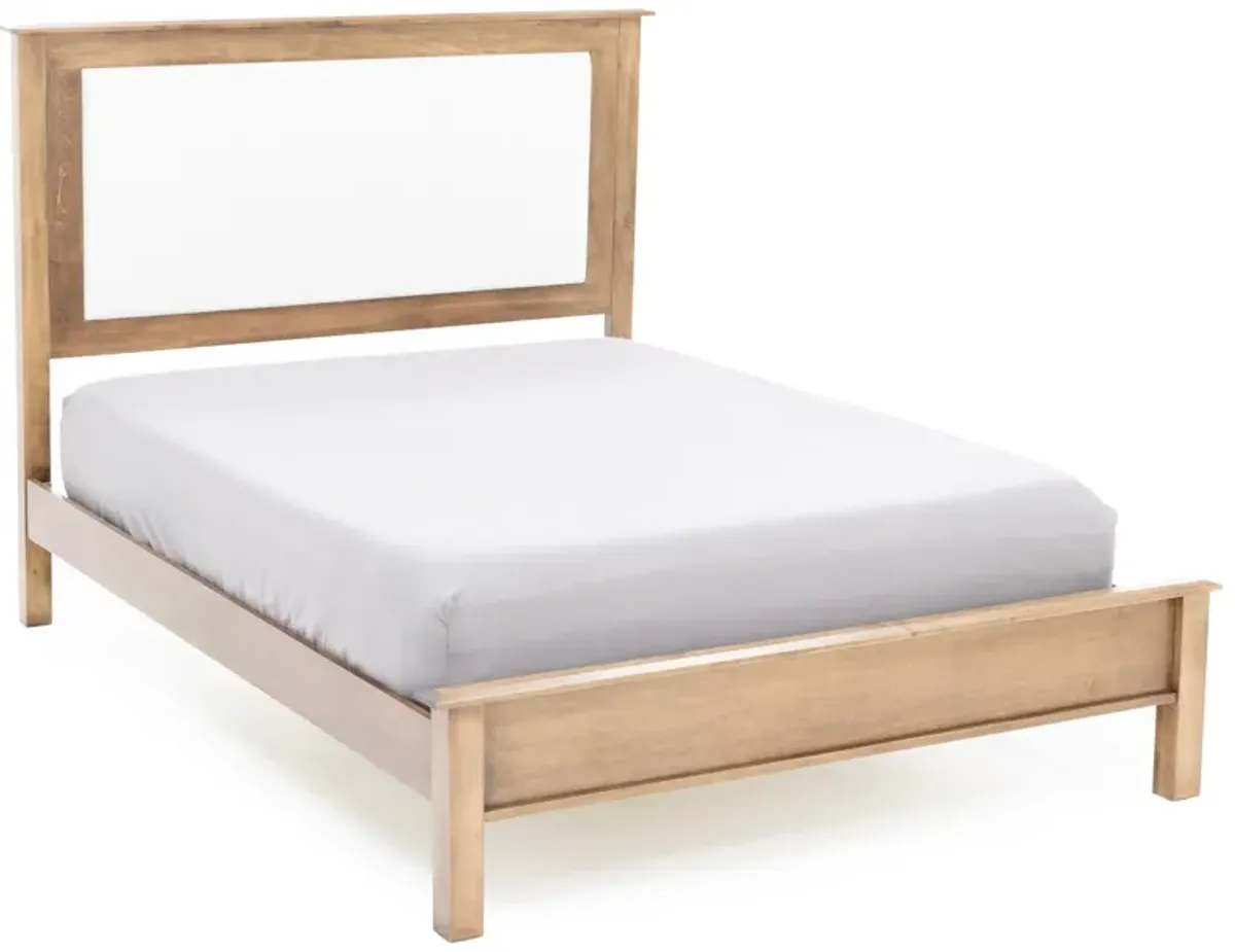 Daniel's Amish Manchester King Upholstered Headboard Bed