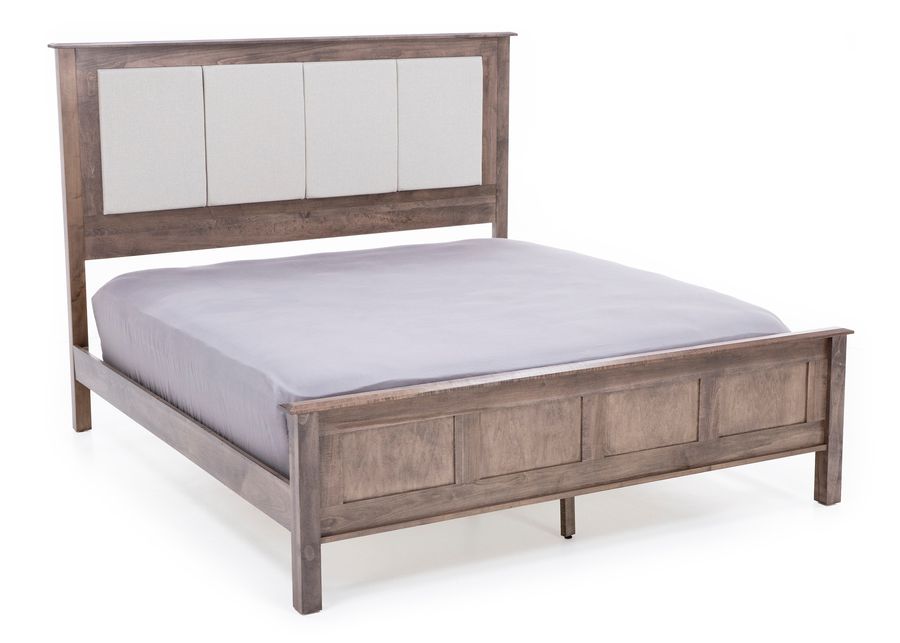 Daniel's Amish Manchester Queen Upholstered Three Panel Bed