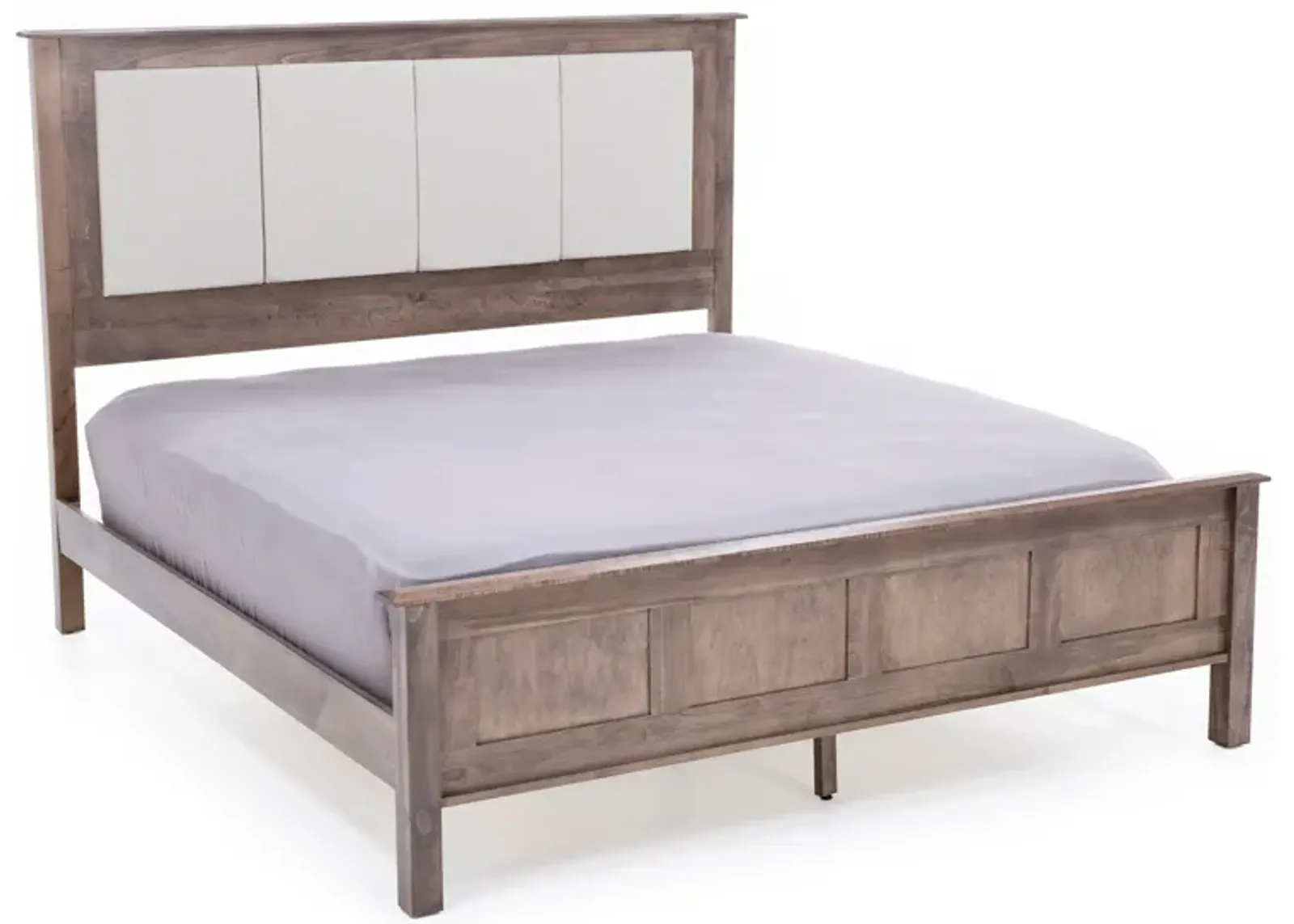 Daniel's Amish Manchester Queen Upholstered Three Panel Bed