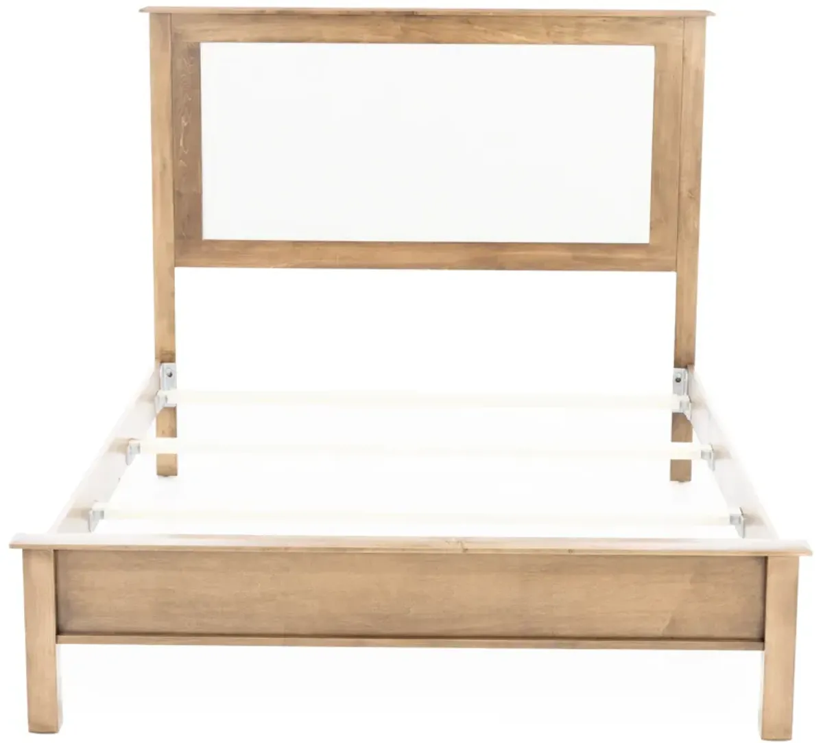 Daniel'S Amish Manchester Queen Upholstered Headboard Bed In 503 Cider