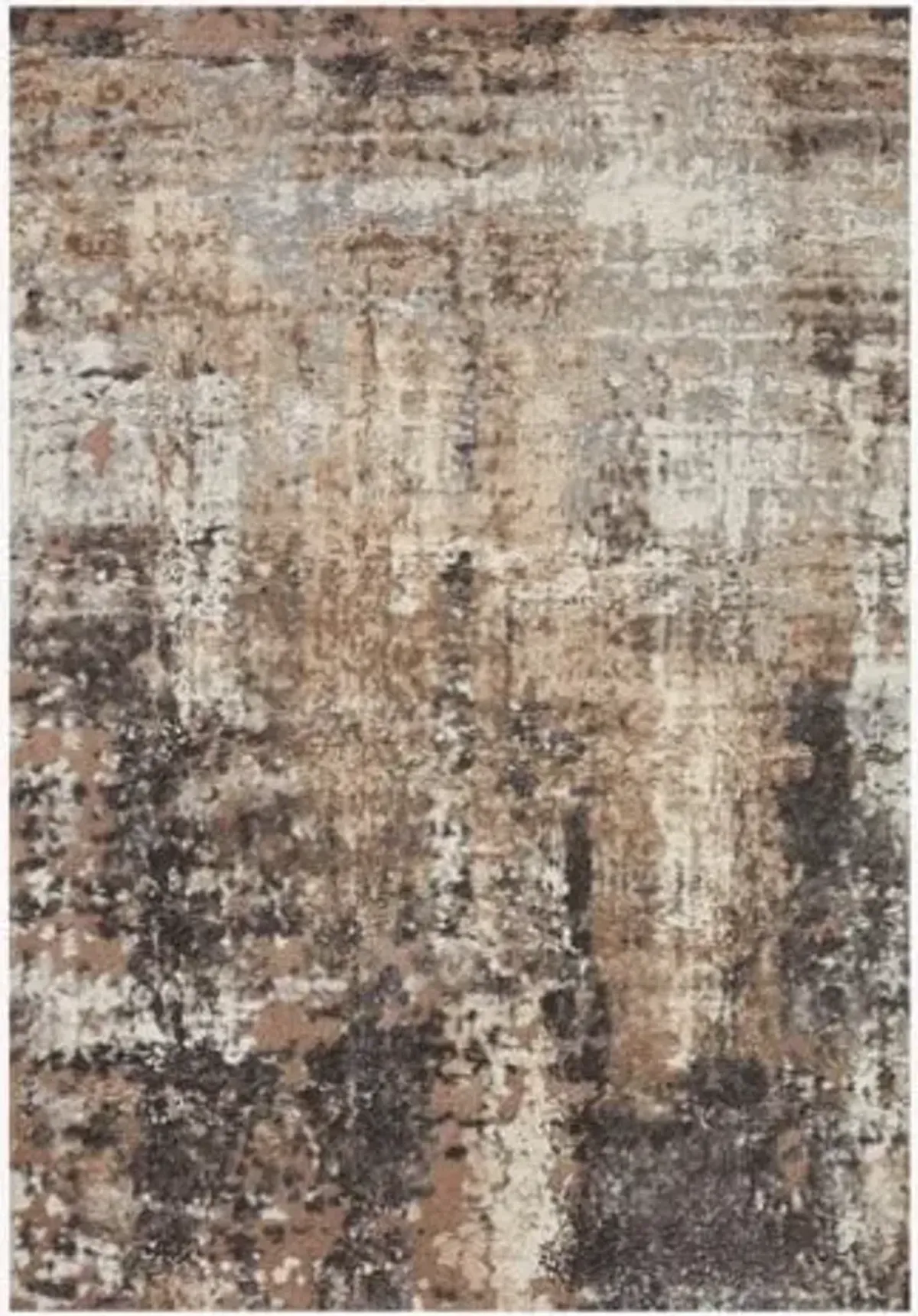 Theory Dark Taupe/Grey Area Rug 5'3"W x 7'7"L