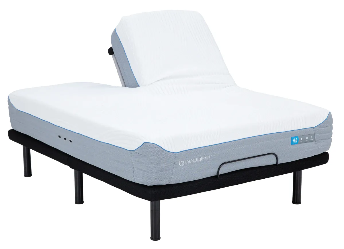Bedgear H6 Medium Plush Split Head Queen Mattress