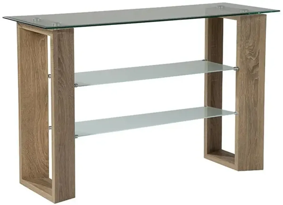 Upton II Beech Sofa Table