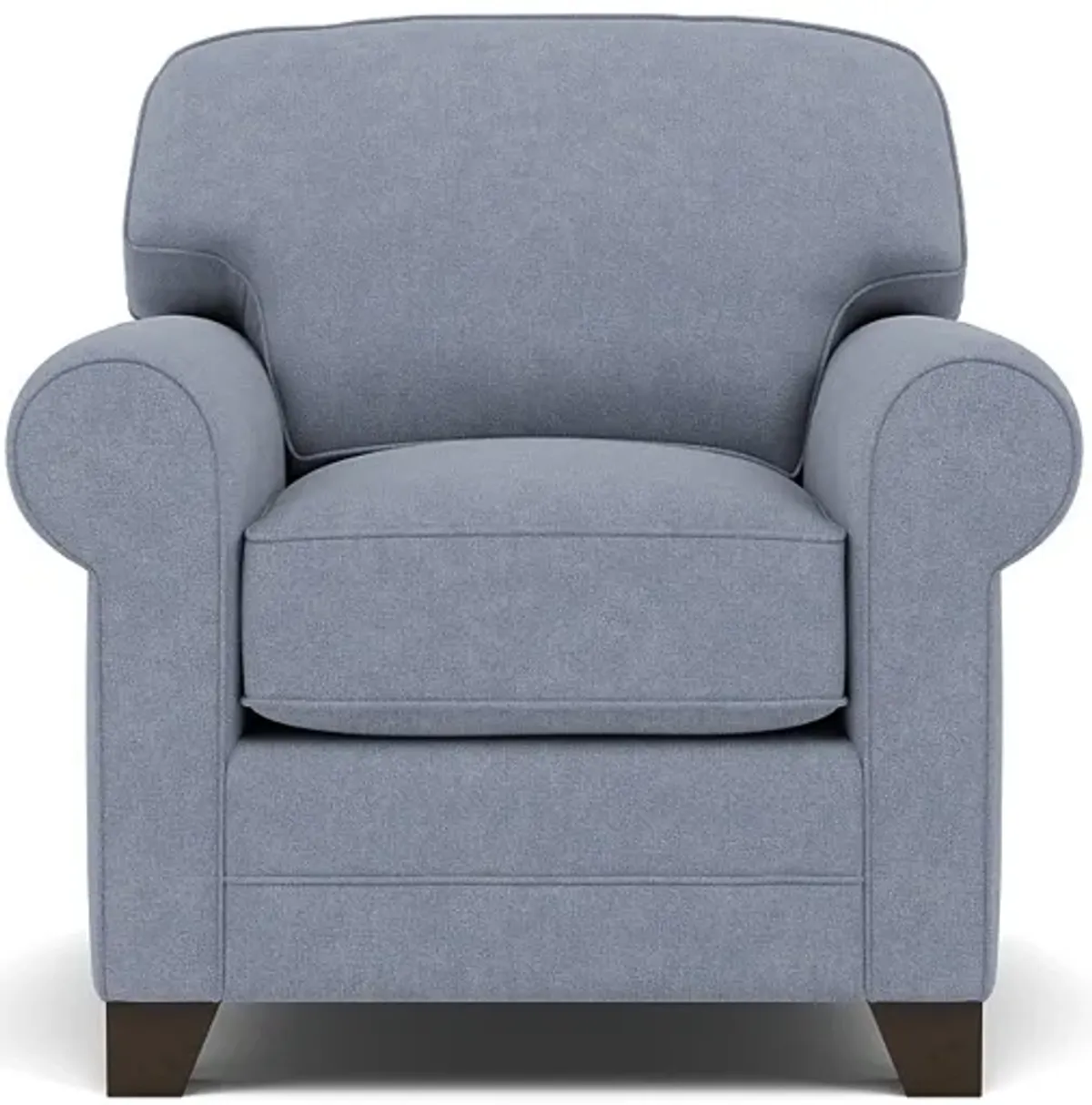 Bentley Sock Arm Chair in Uprise Indigo