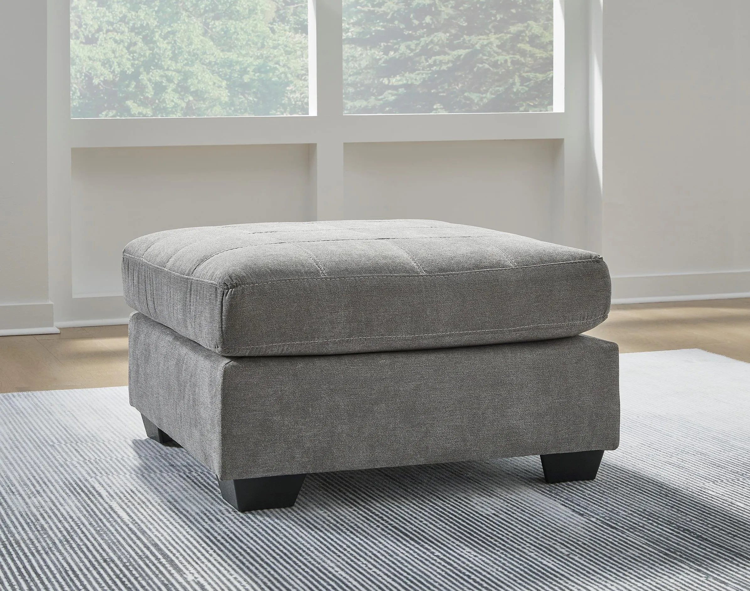 Counsell Cocktail Ottoman in Gray