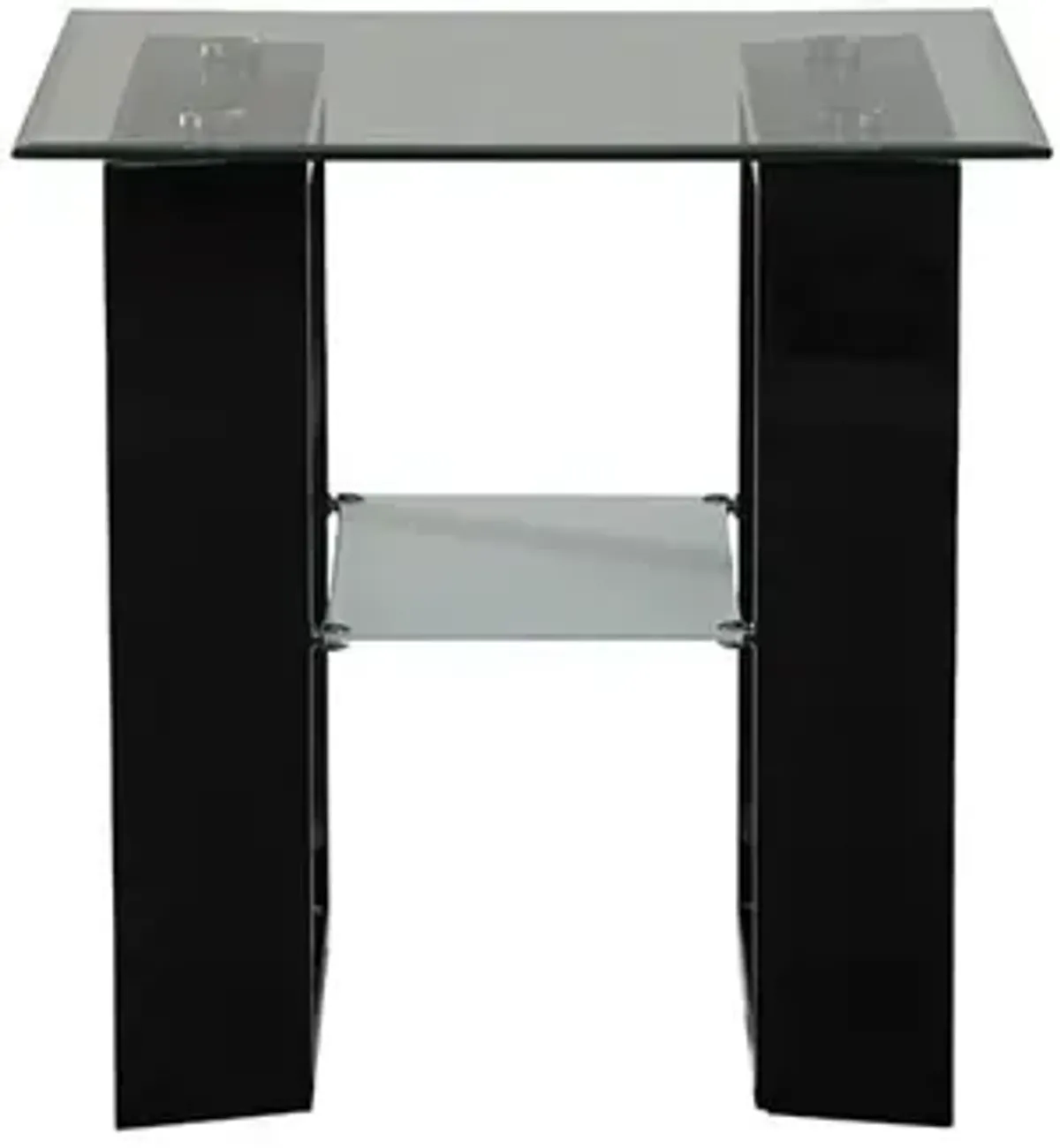 Upton II Black End Table